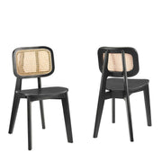 Modway Habitat Wood Dining Side Chair Set of 2