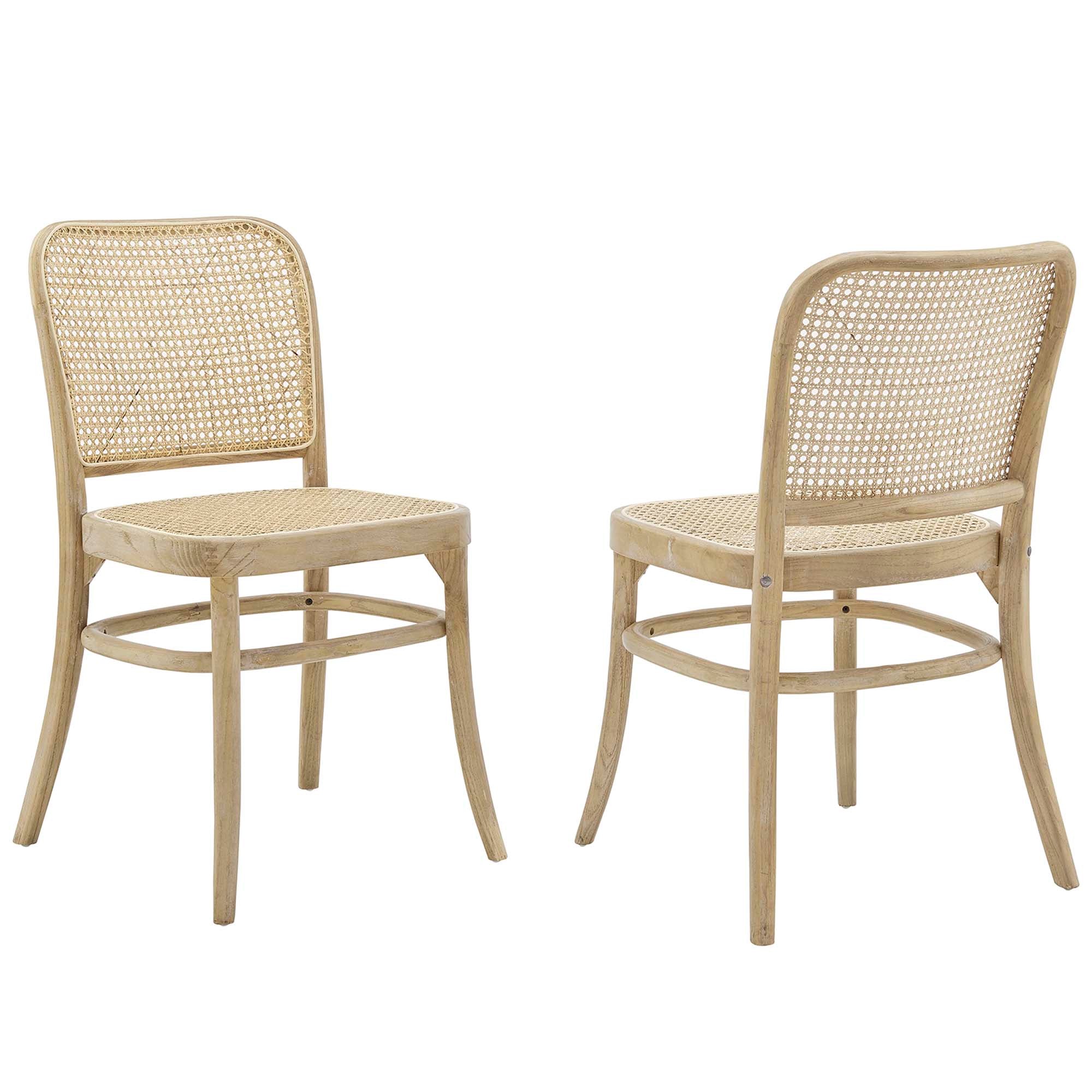 Modway Winona Wood Dining Side Chair Set of 2