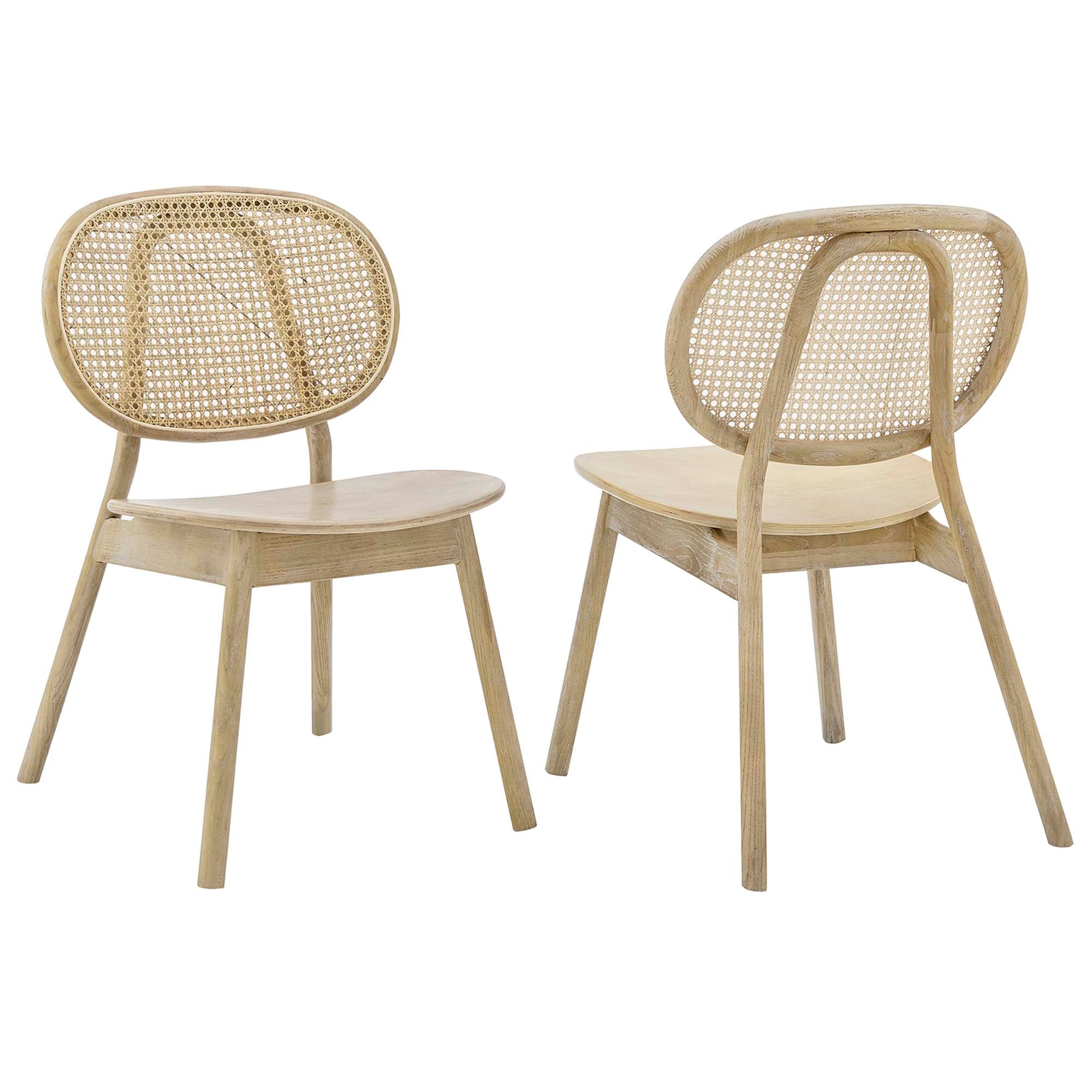 Modway Malina Wood Dining Side Chair Set of 2