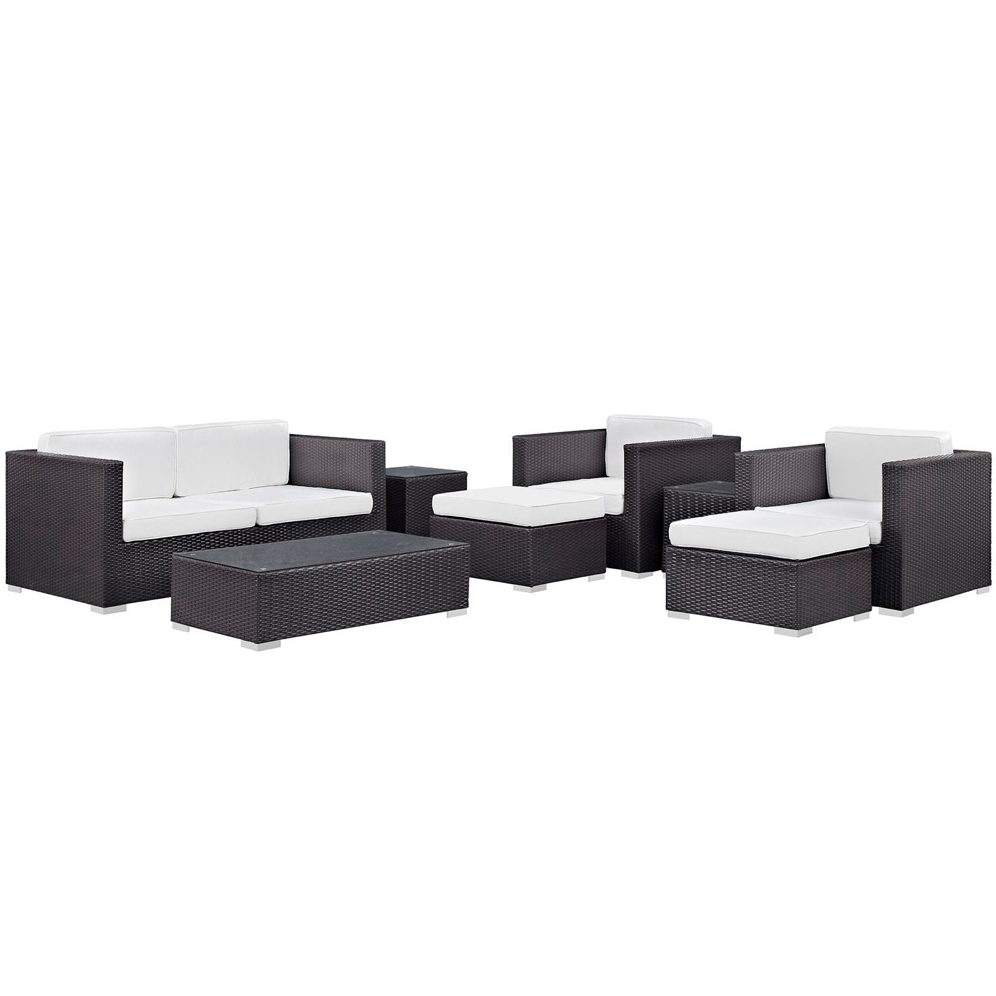 Modway Venice 8 Piece Outdoor Patio Sofa Set