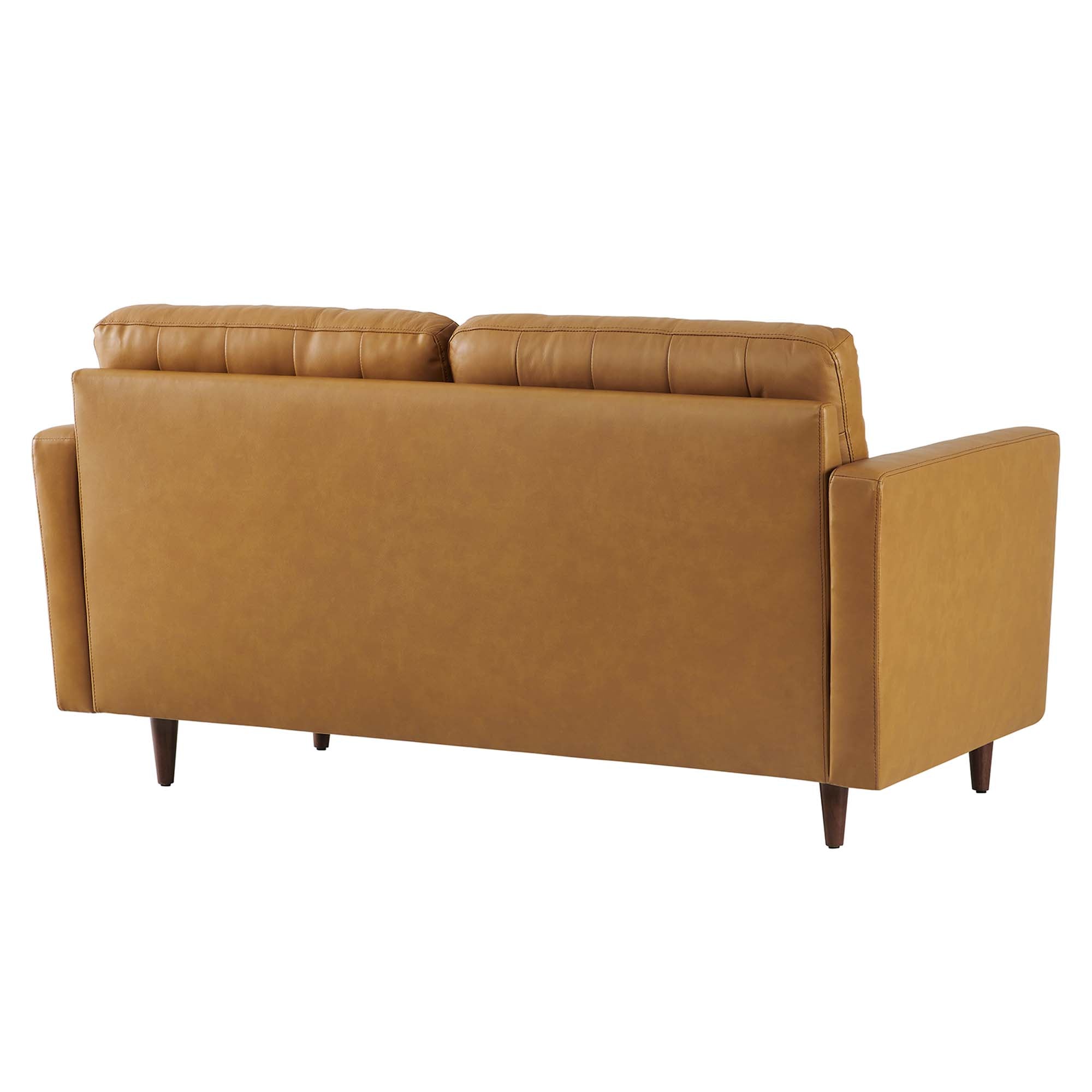 Modway Exalt Tufted Leather Loveseat