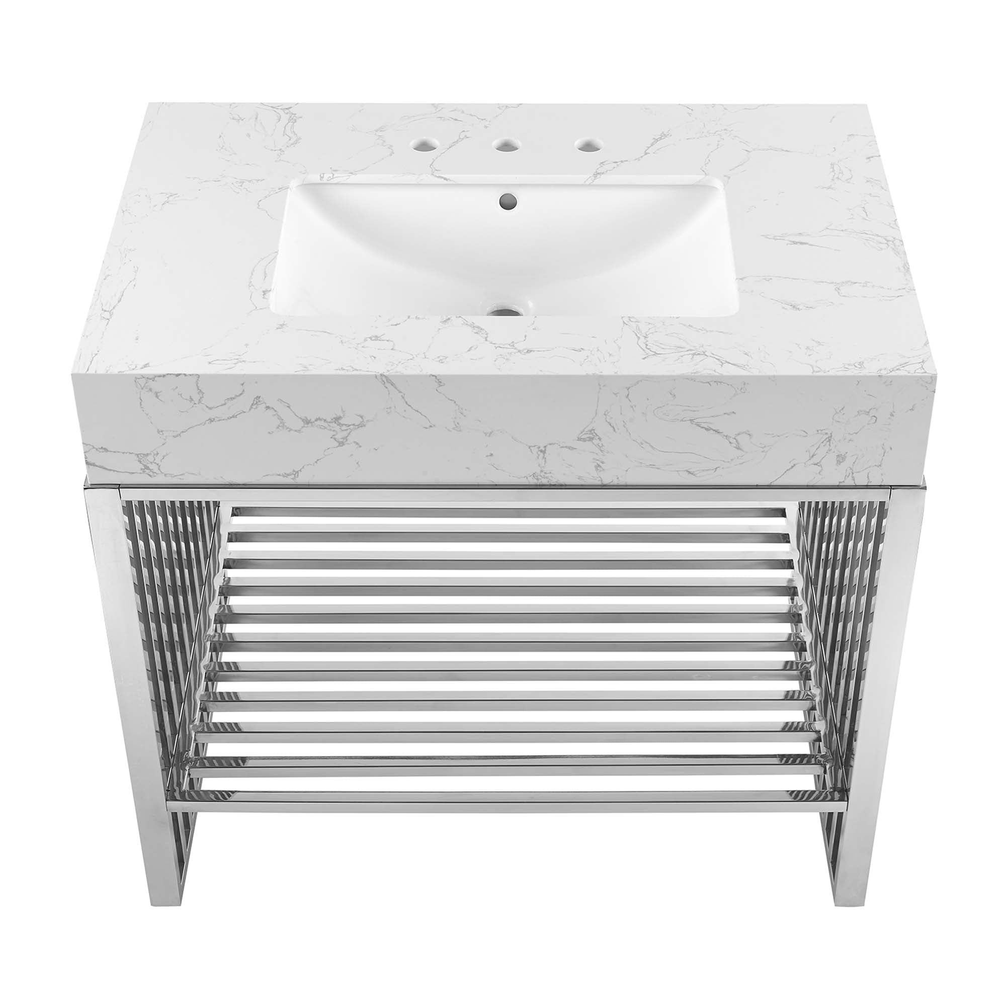 Modway Gridiron 36" Bathroom Vanity