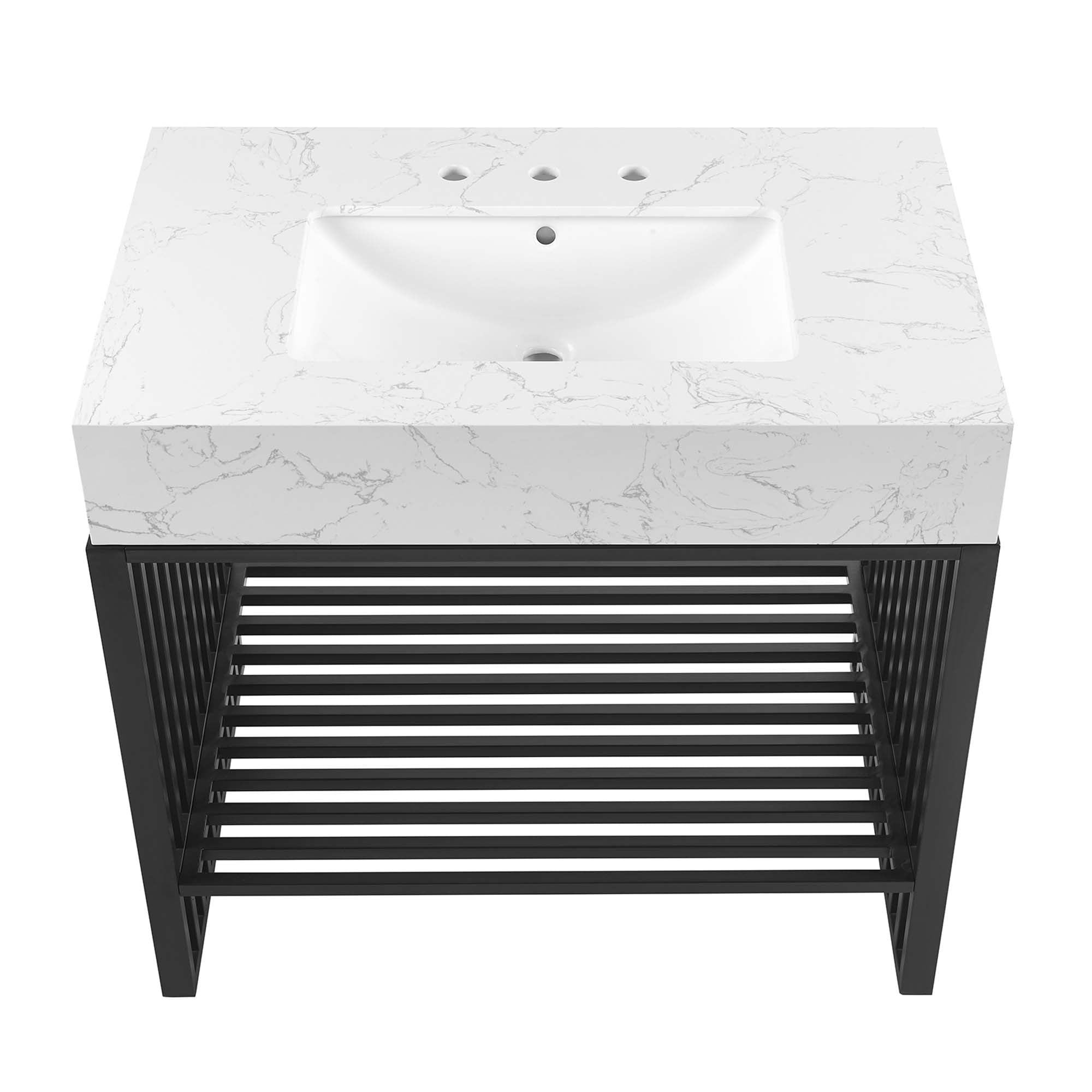 Modway Gridiron 36" Bathroom Vanity