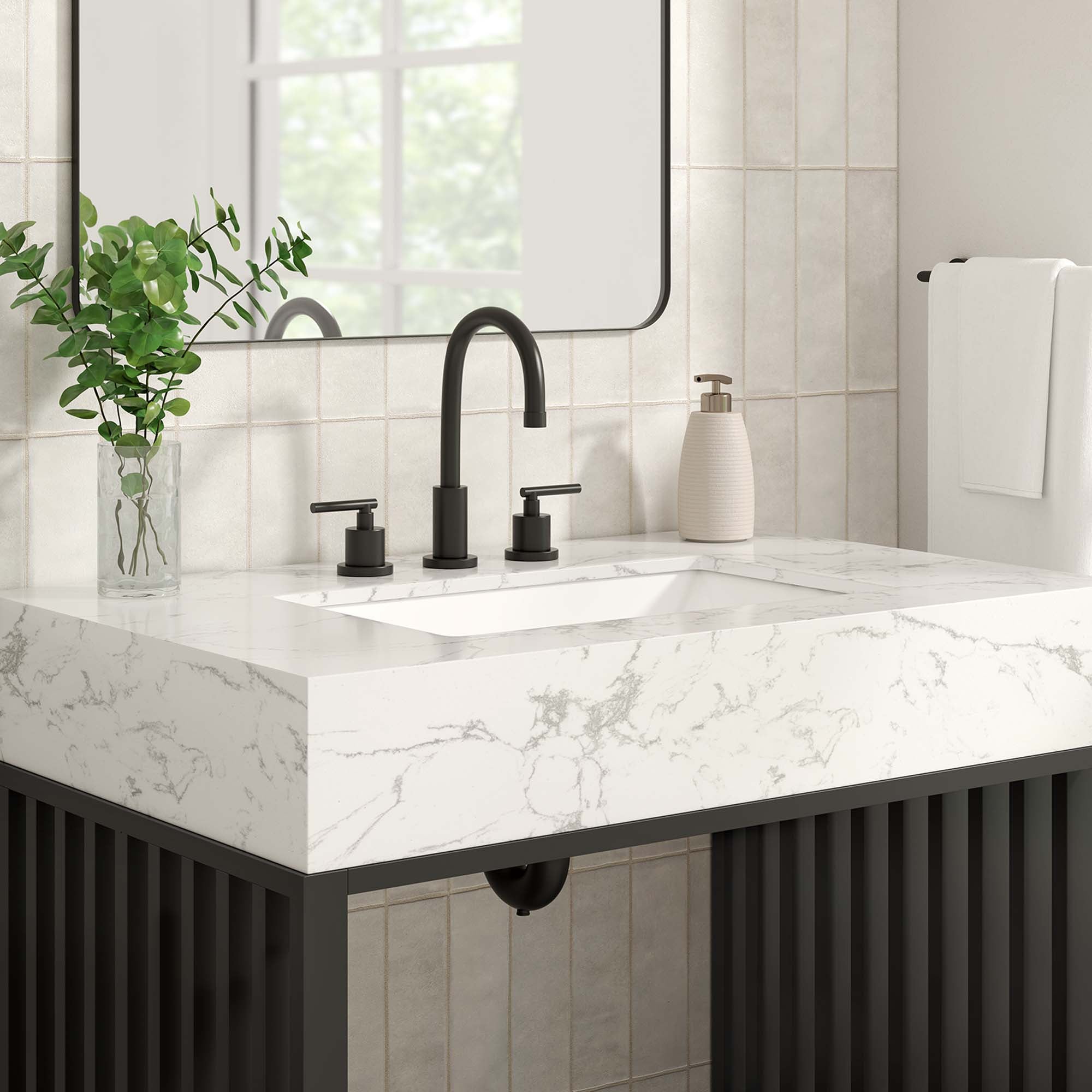 Modway Gridiron 36" Bathroom Vanity
