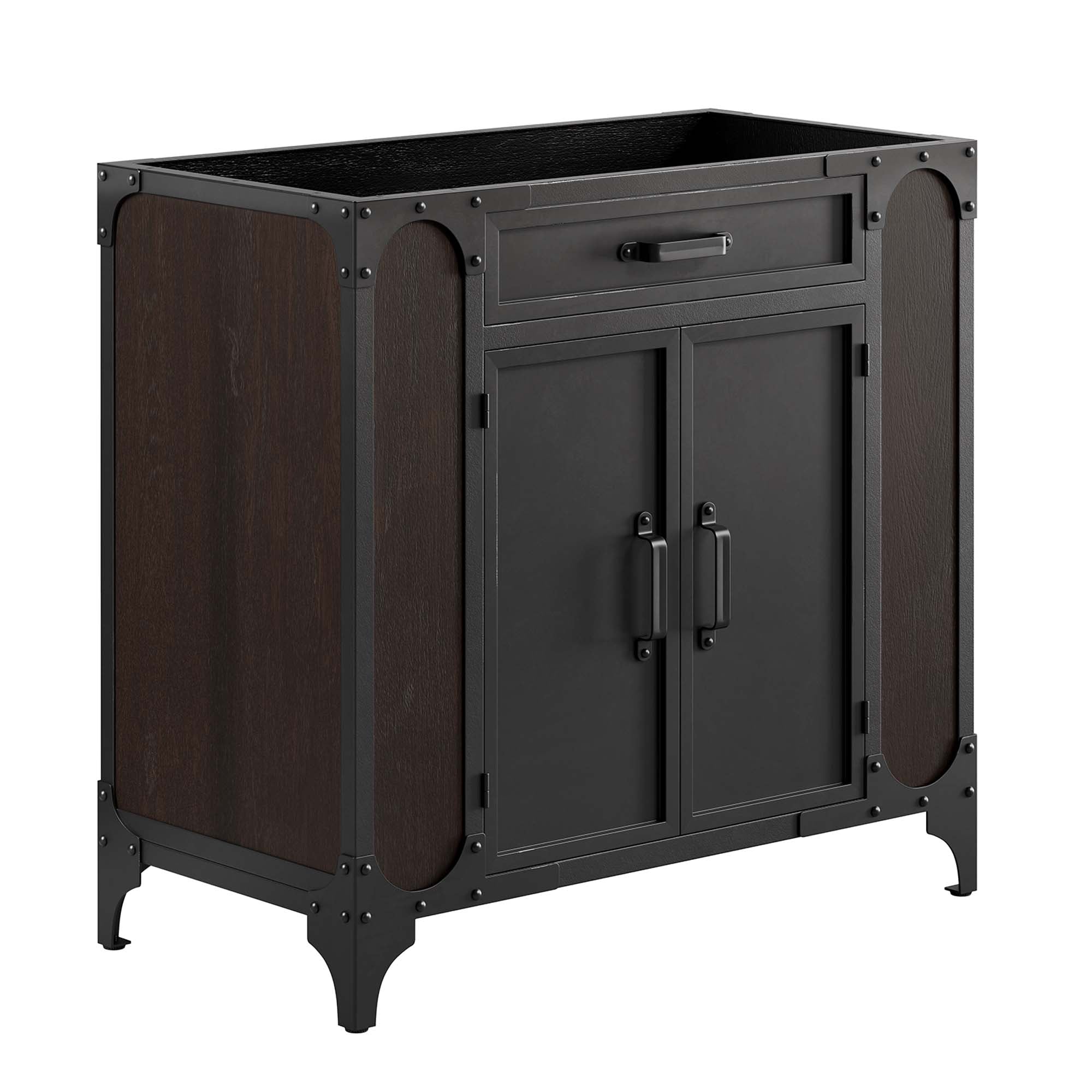 Modway Steamforge 36" Bathroom Vanity Cabinet (Sink Basin Not Included)