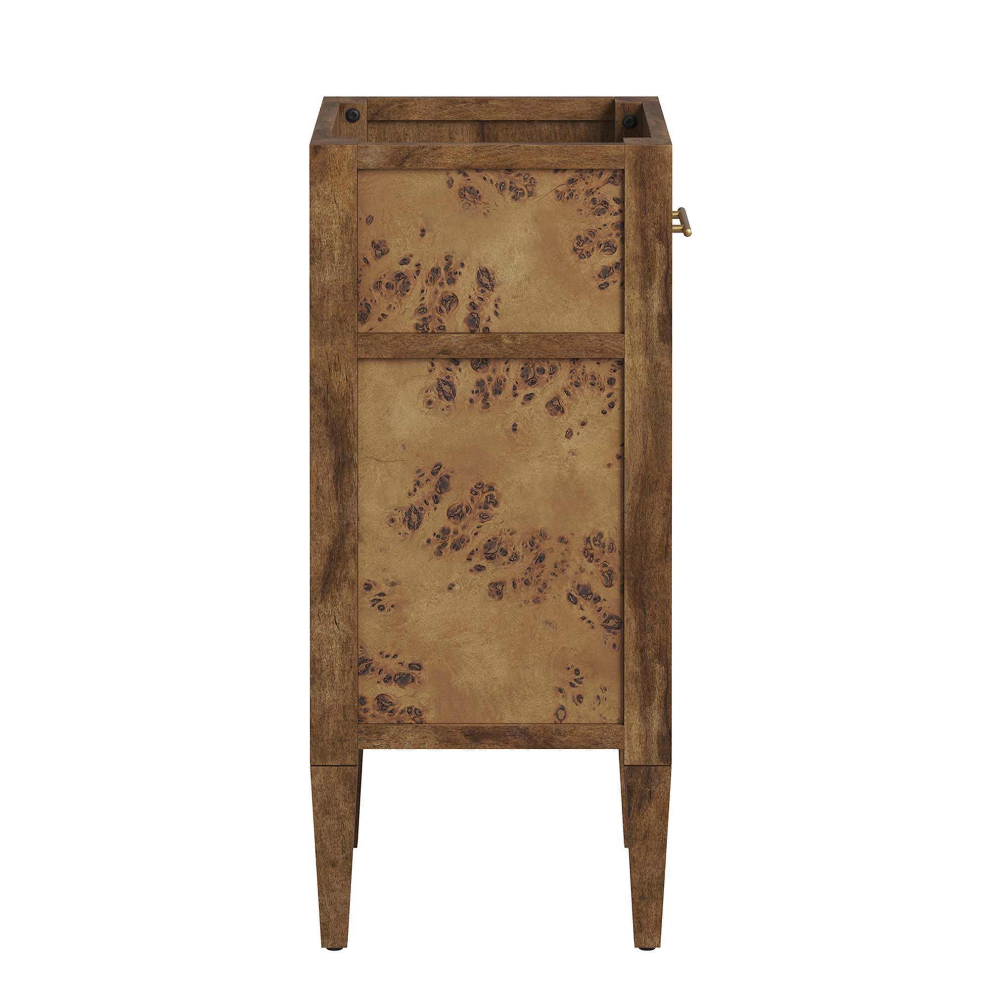 Modway Elysian 18" Wood Bathroom Vanity Cabinet (Sink Basin Not Included)