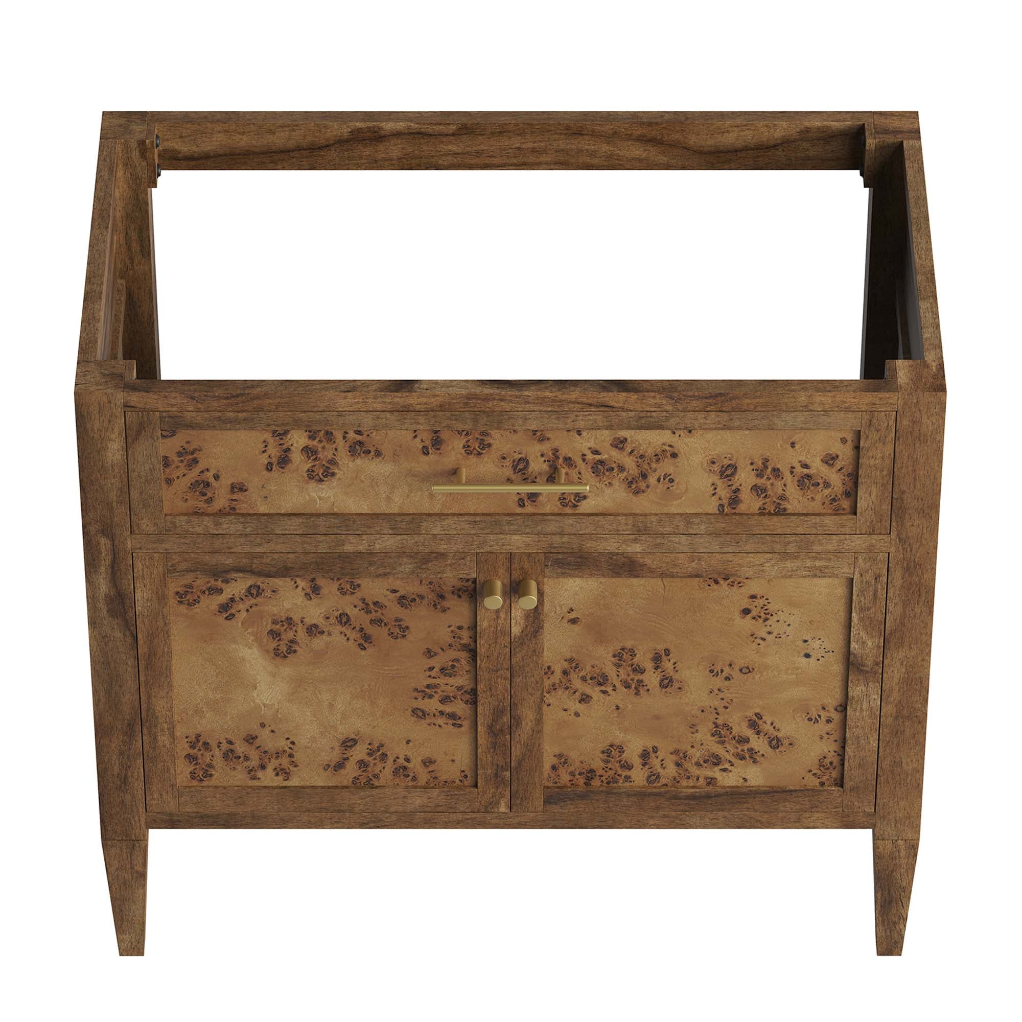 Modway Elysian 36" Wood Bathroom Vanity Cabinet (Sink Basin Not Included)