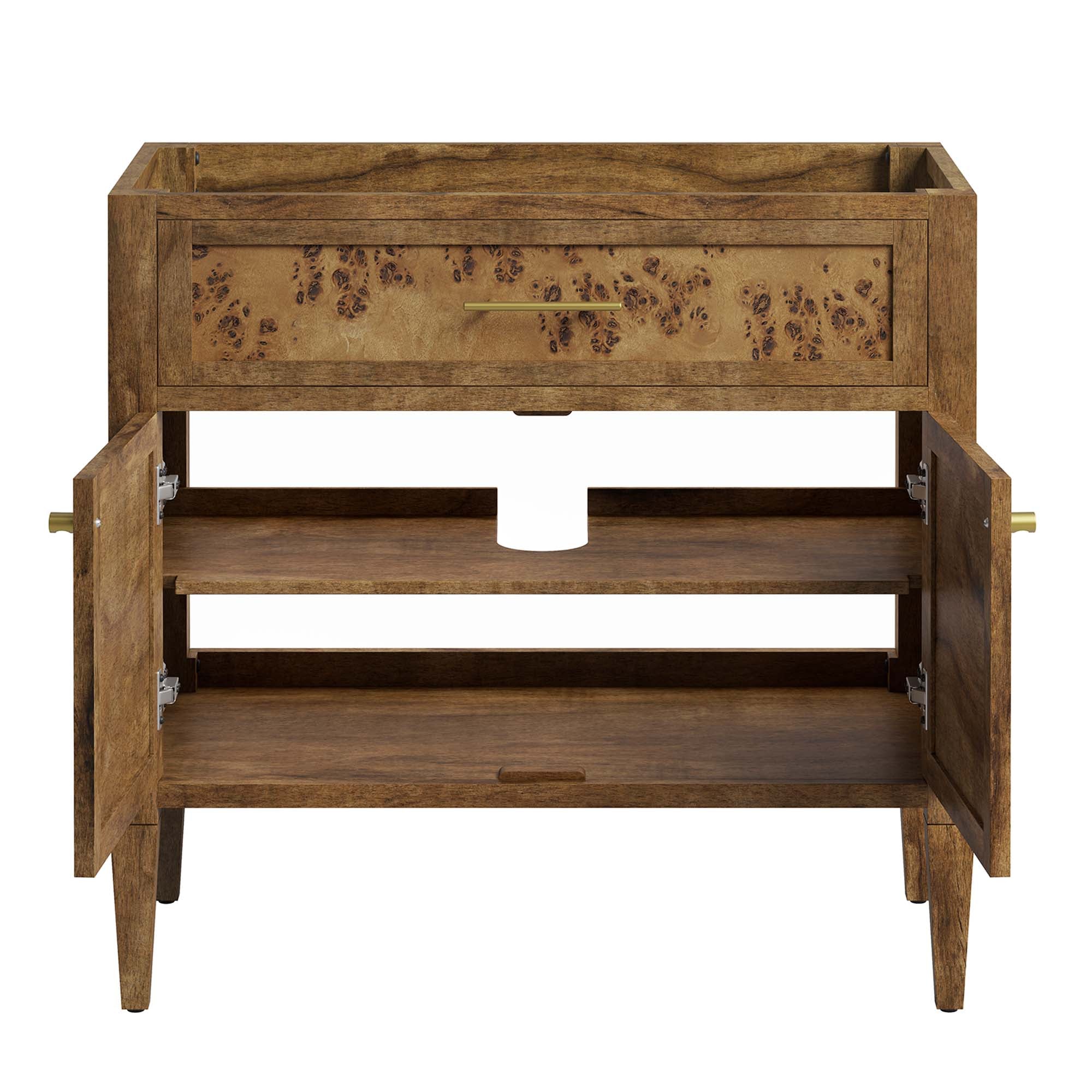 Modway Elysian 36" Wood Bathroom Vanity Cabinet (Sink Basin Not Included)