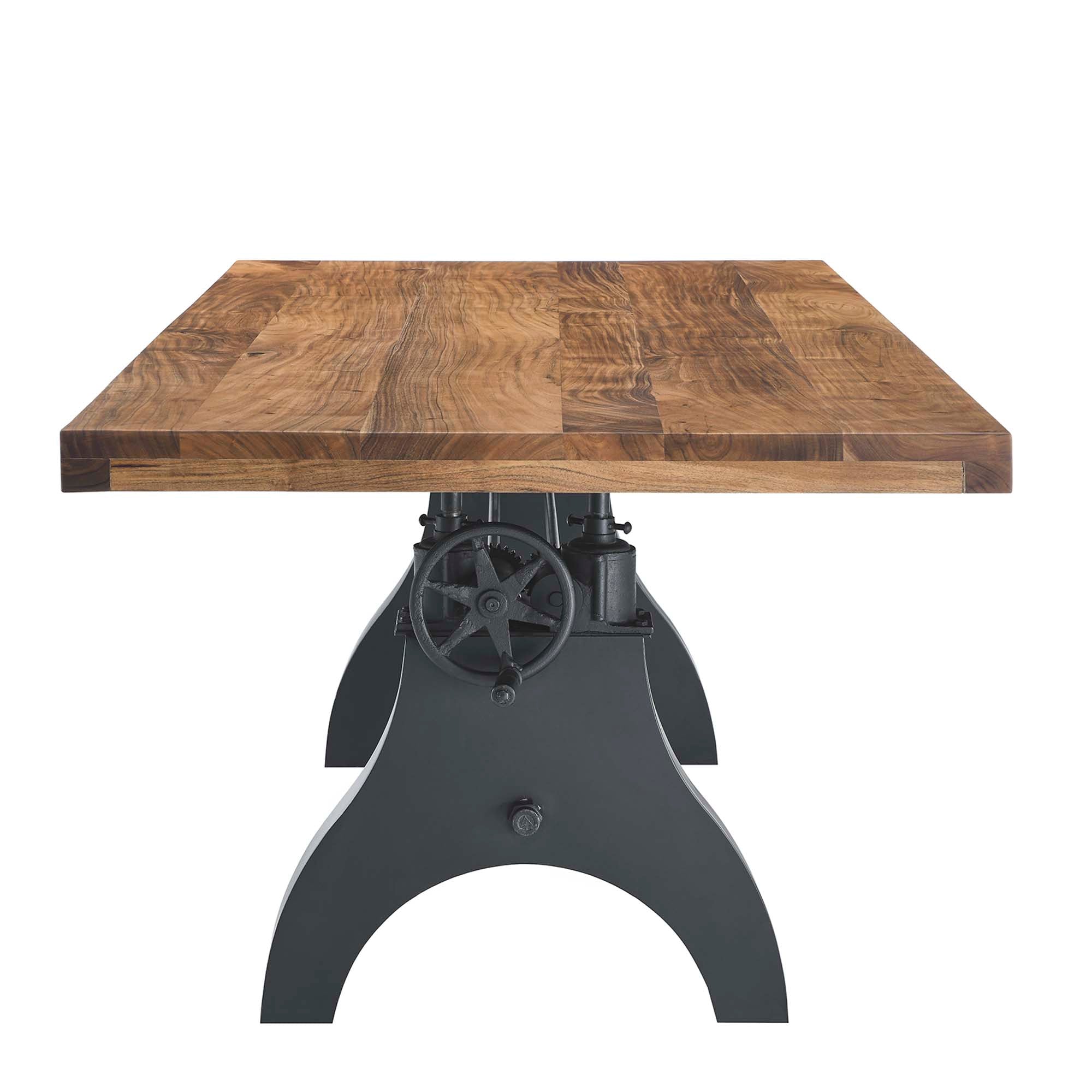 Modway Genuine 96" Crank Adjustable Height Dining and Conference Table