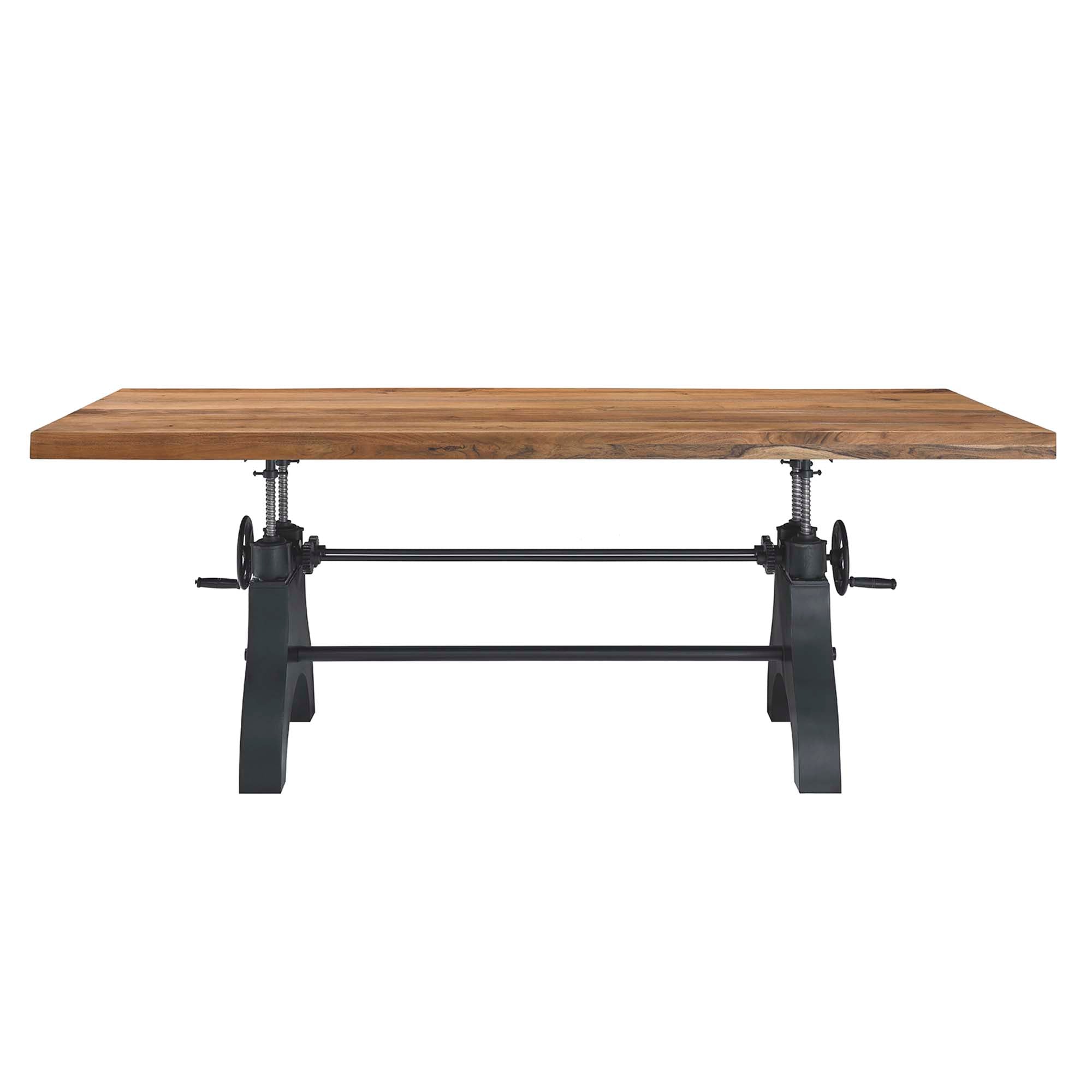 Modway Genuine 96" Crank Adjustable Height Dining and Conference Table