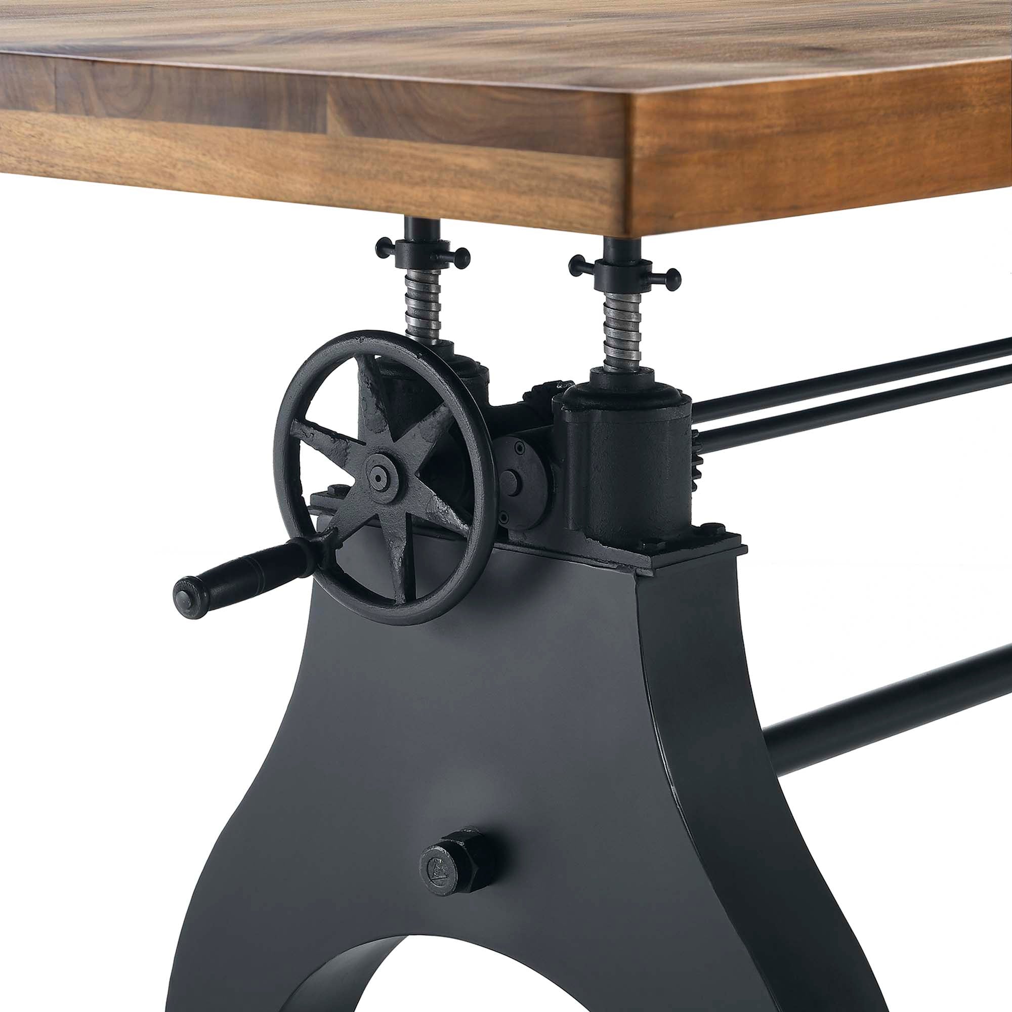 Modway Genuine 96" Crank Adjustable Height Dining and Conference Table