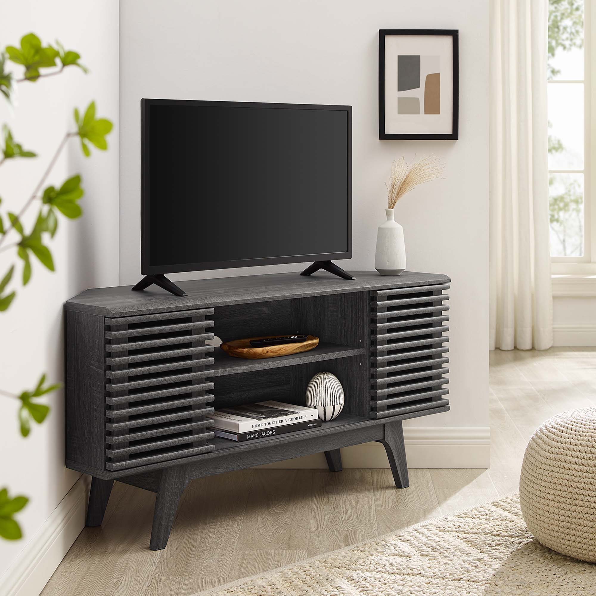 Modway Render 46" Corner TV Stand