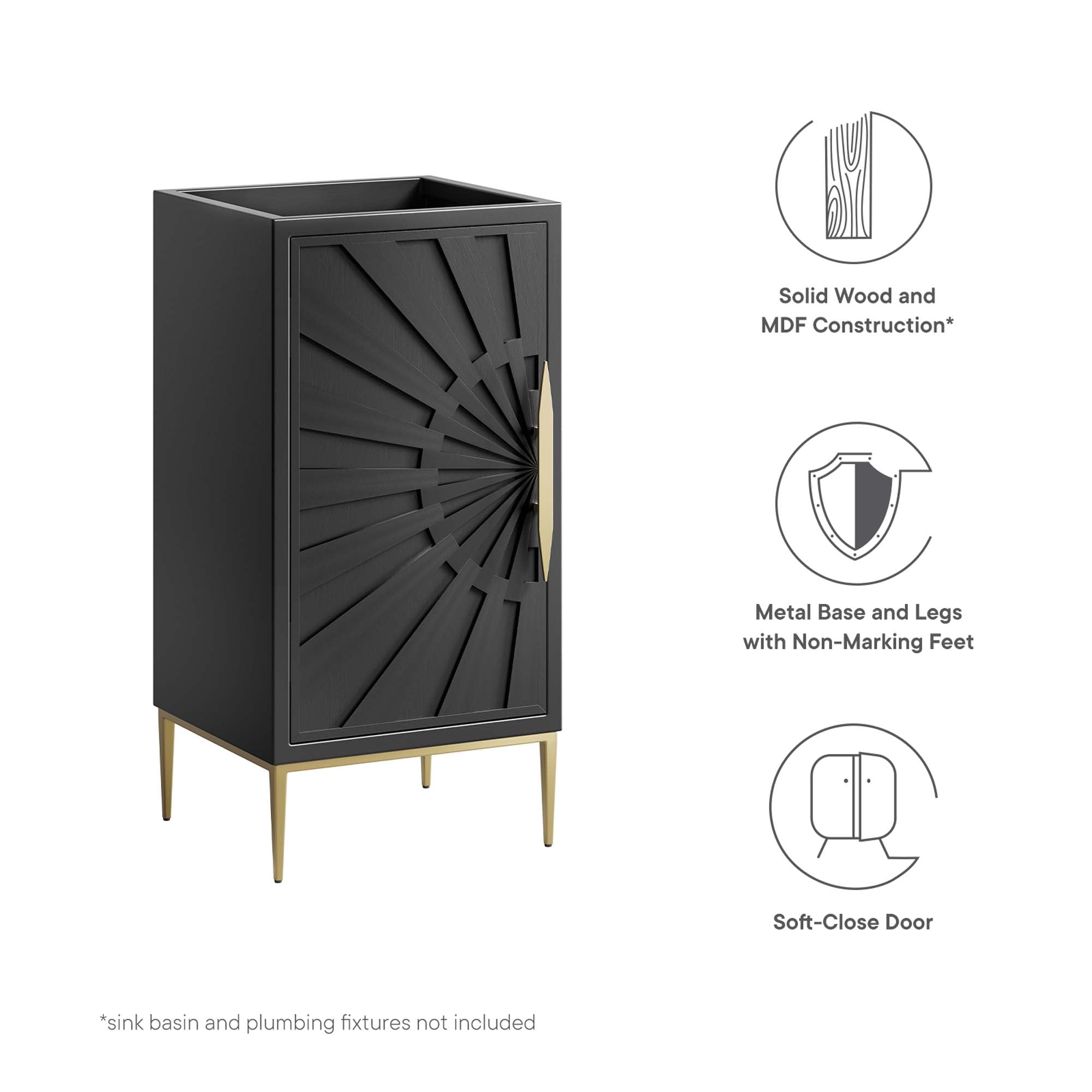 Modway Awaken 18" Bathroom Vanity Cabinet