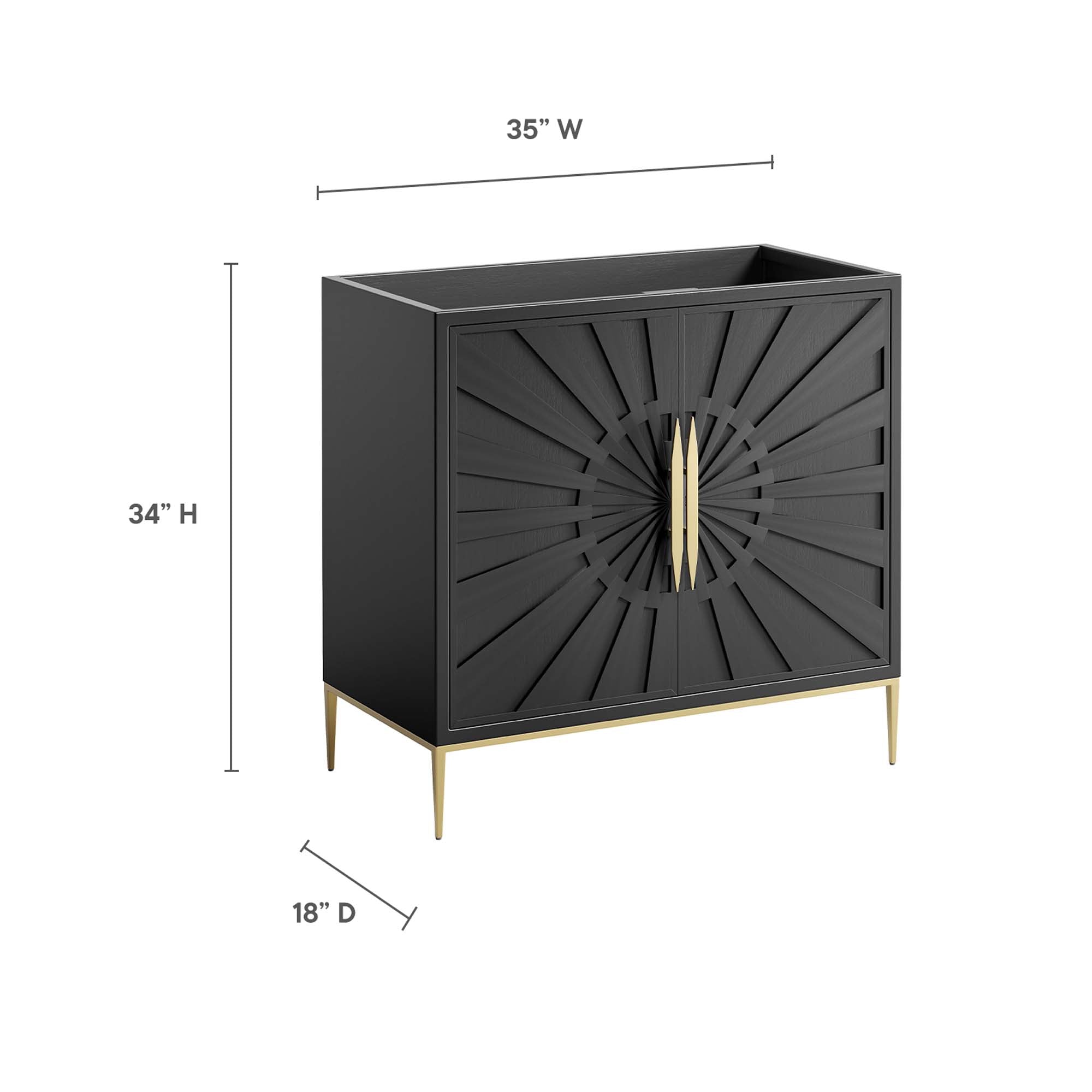 Modway Awaken 36" Bathroom Vanity Cabinet