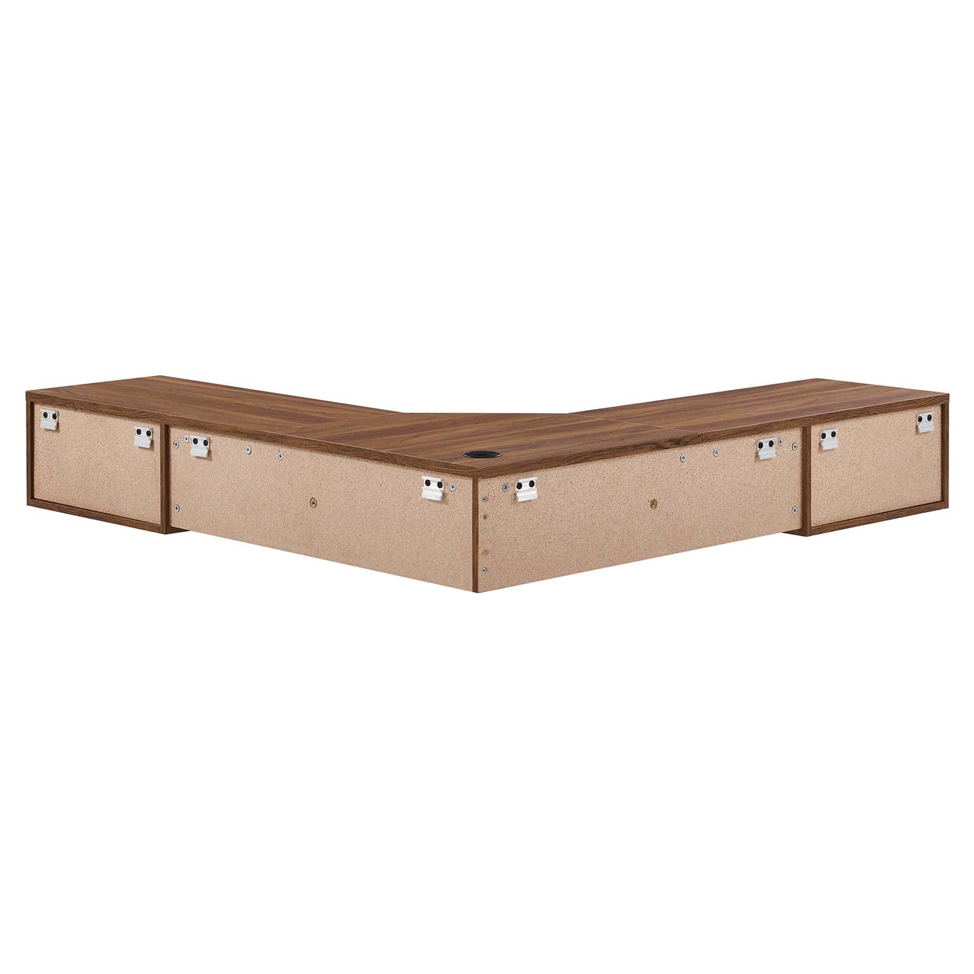 Modway Render Wall Mount Corner Office Desk
