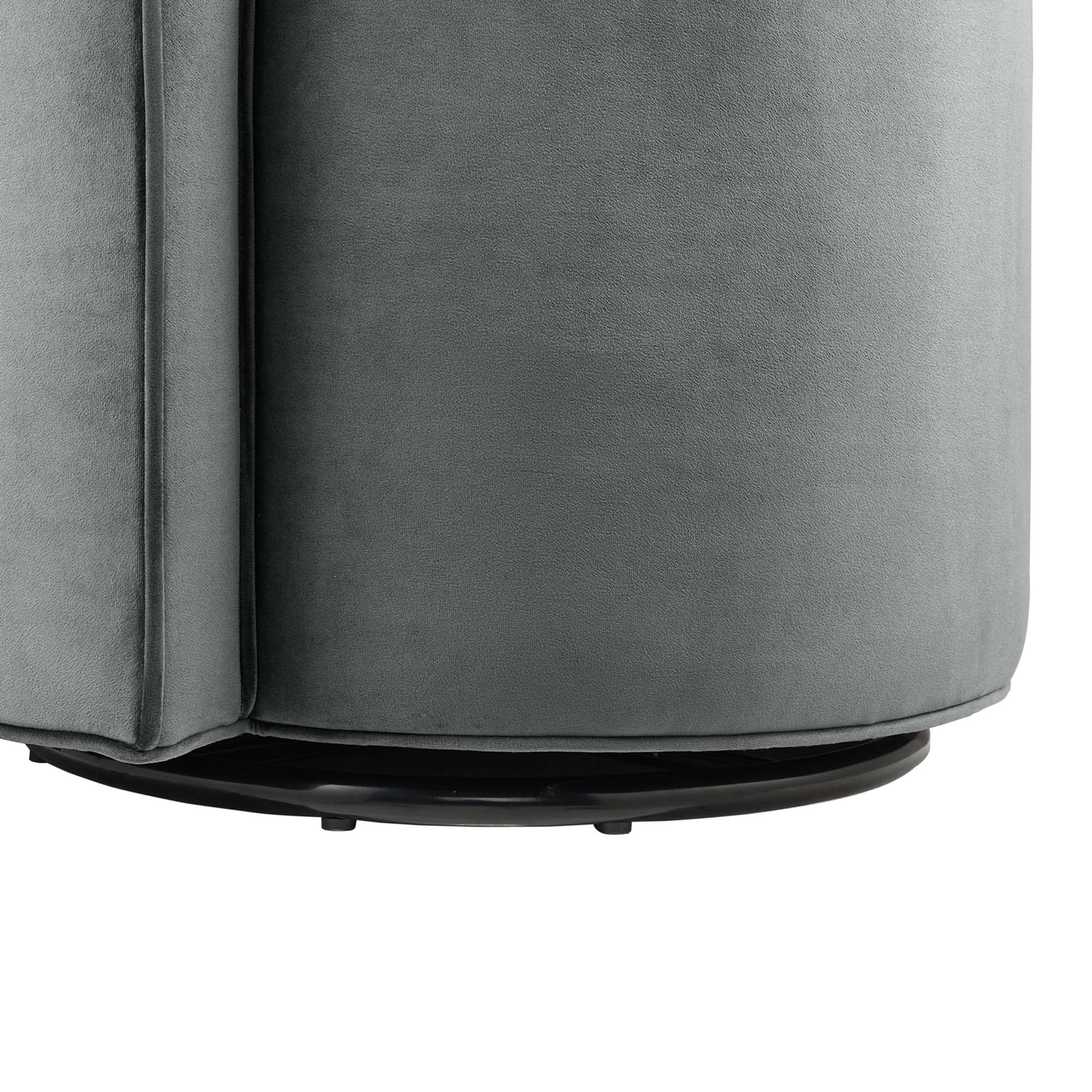 Modway Della Performance Velvet Fabric Swivel Chair