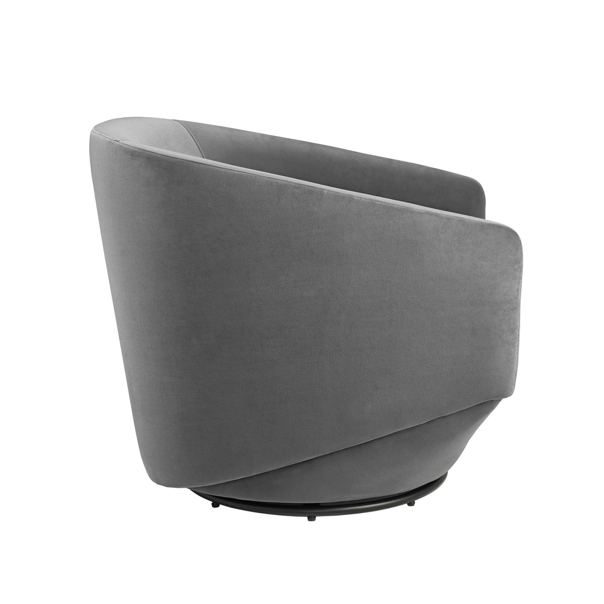 Modway Series Performance Velvet Fabric Swivel Chair