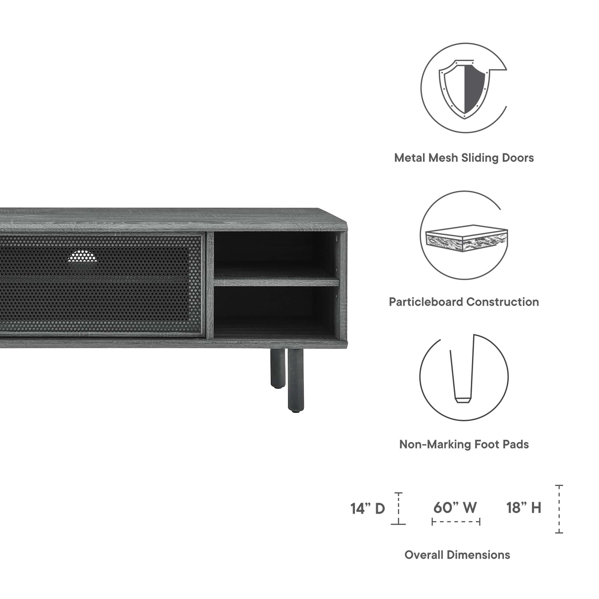Modway Kurtis 60" TV Stand