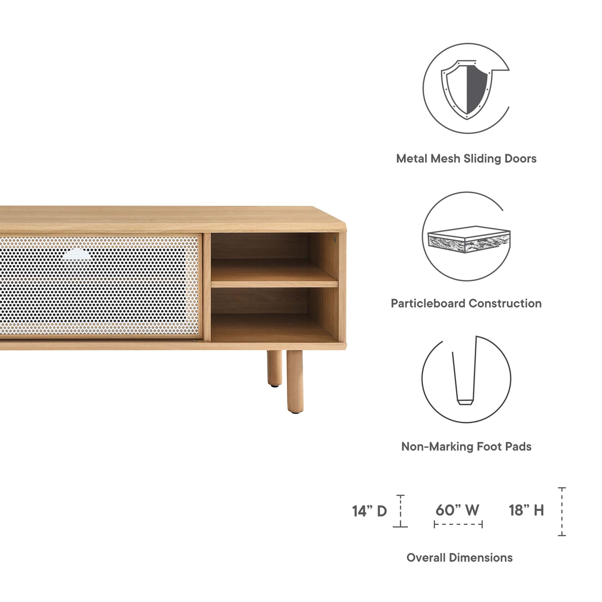 Modway Kurtis 60" TV Stand