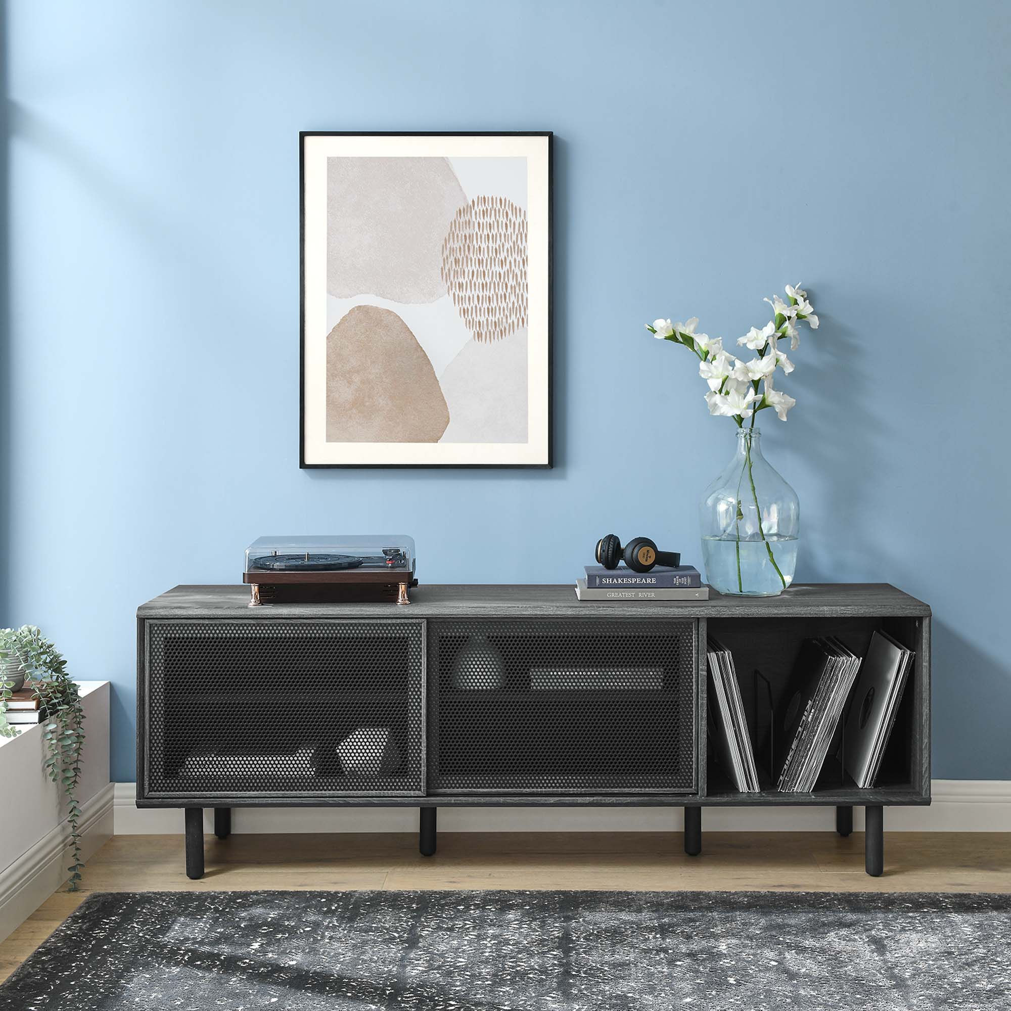Modway Kurtis 67" TV and Vinyl Record Stand