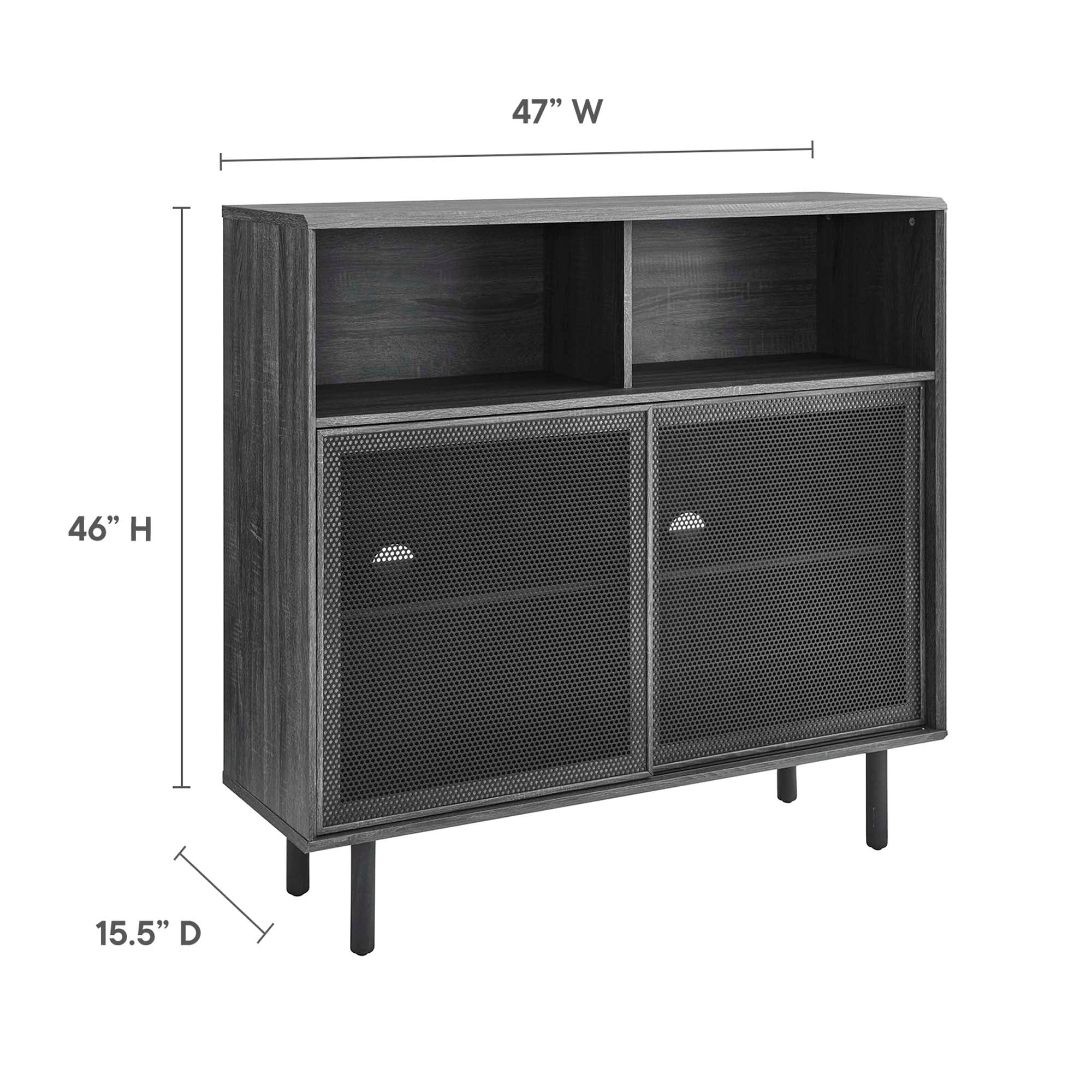 Modway Kurtis 47" Display Cabinet