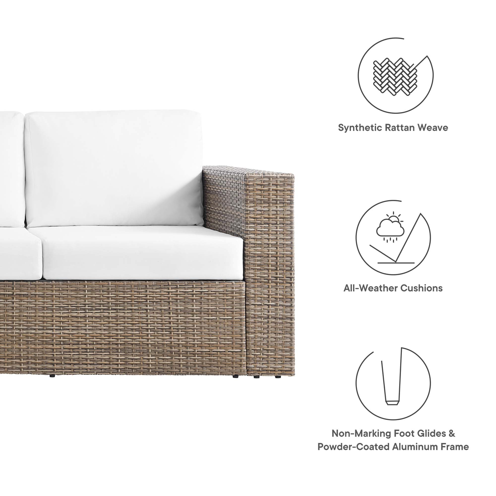 Modway Convene Outdoor Patio Sofa