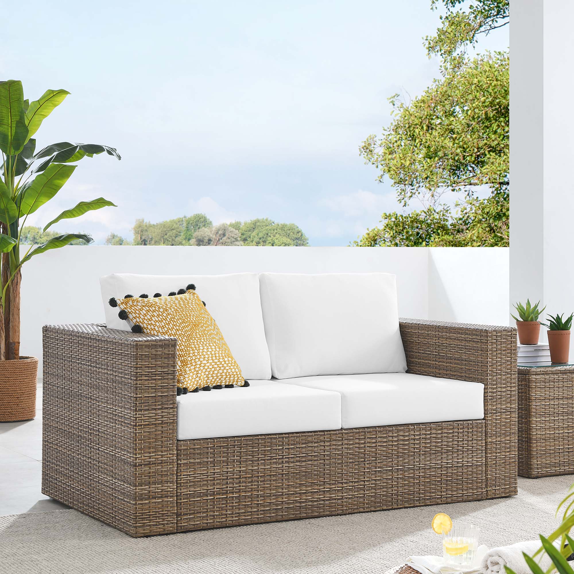 Modway Convene Outdoor Patio Loveseat