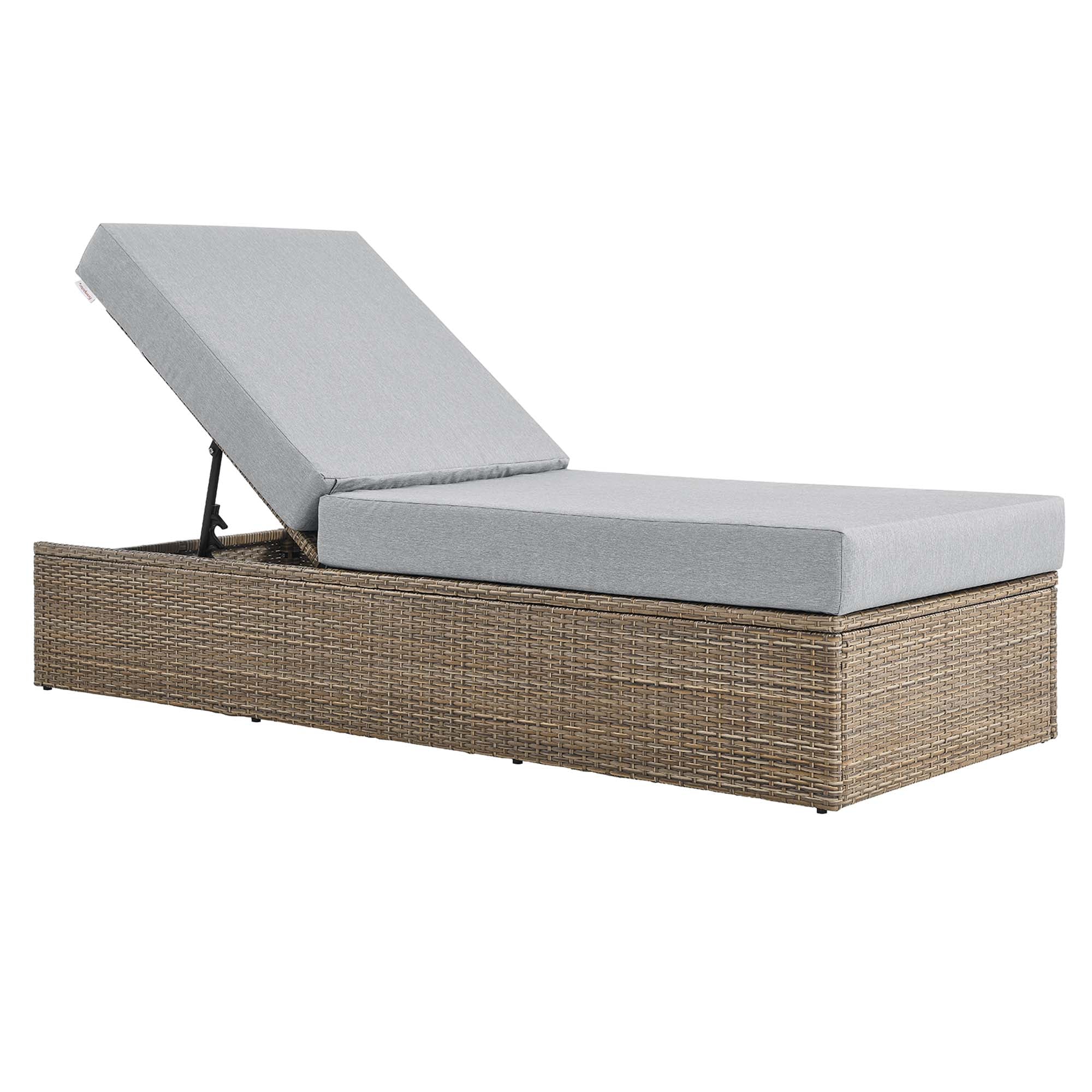 Modway Convene Outdoor Patio Chaise Lounge Chair