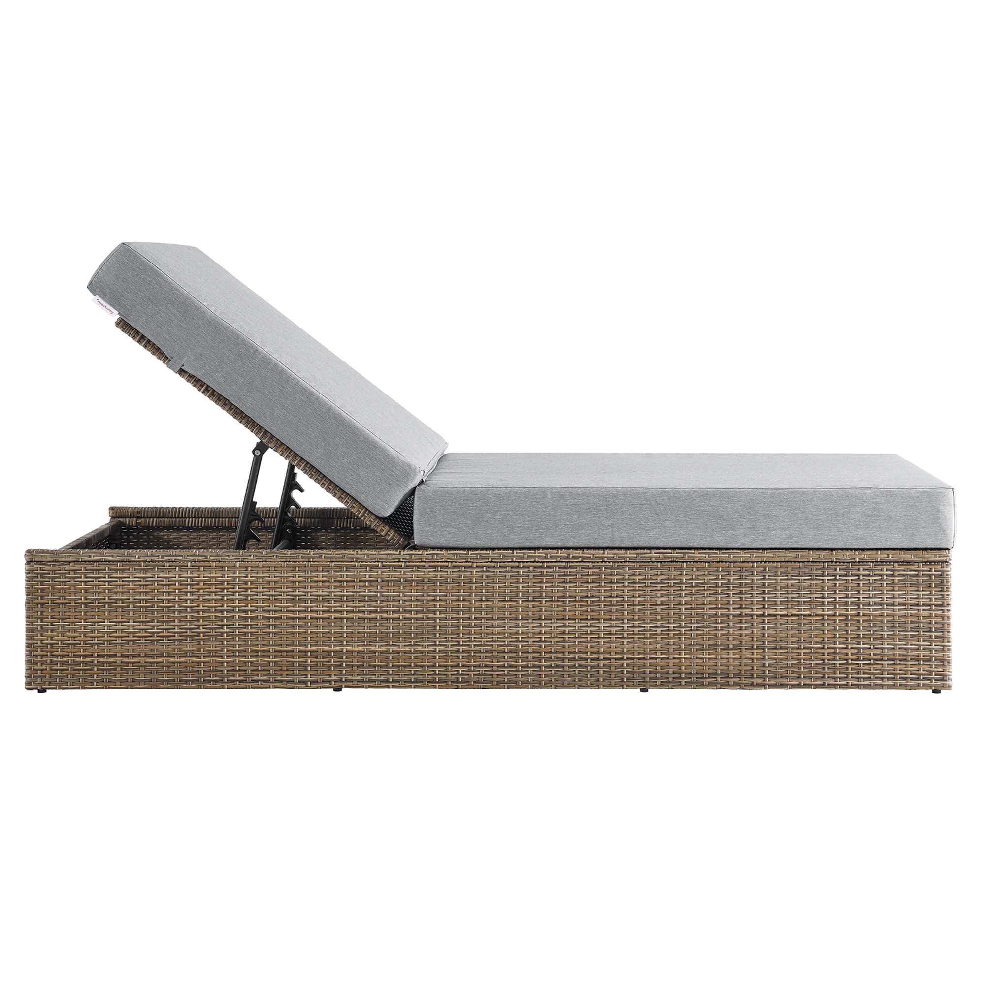 Modway Convene Outdoor Patio Chaise Lounge Chair
