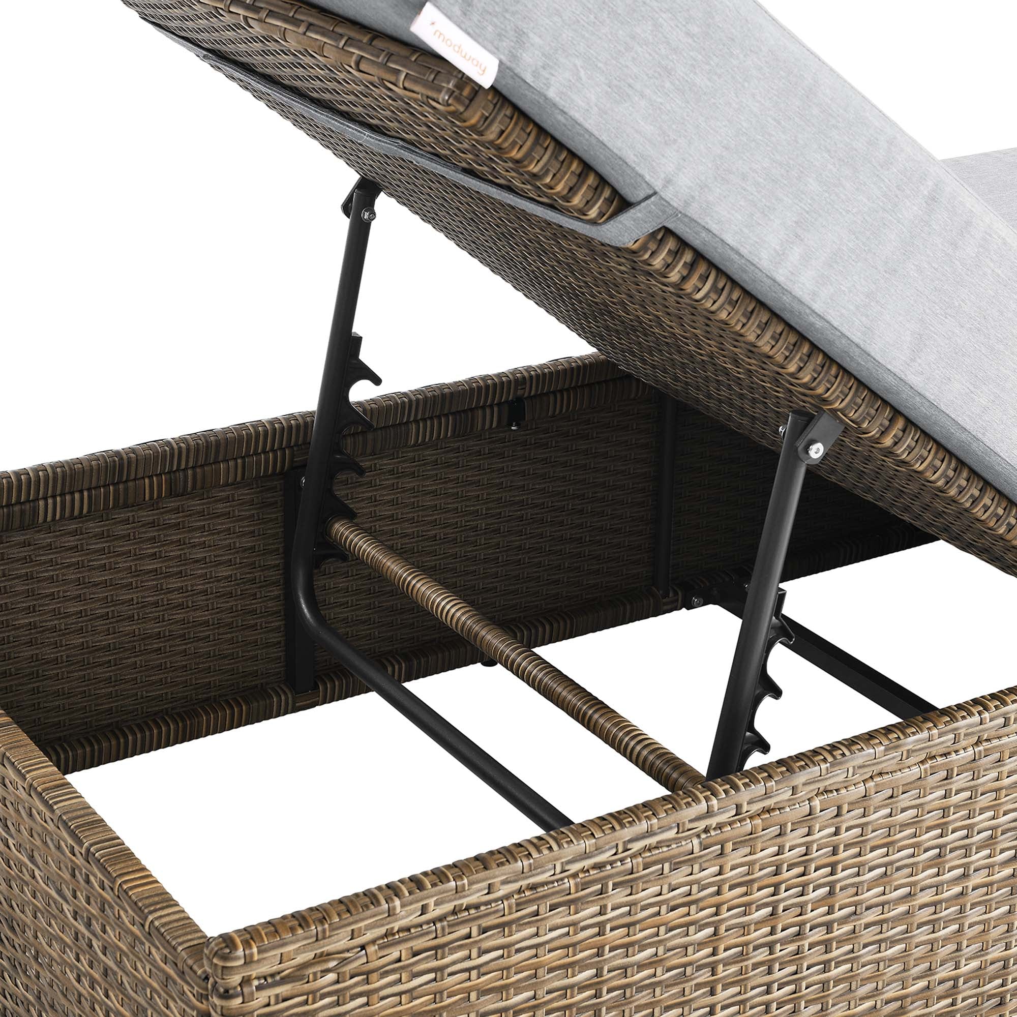 Modway Convene Outdoor Patio Chaise Lounge Chair