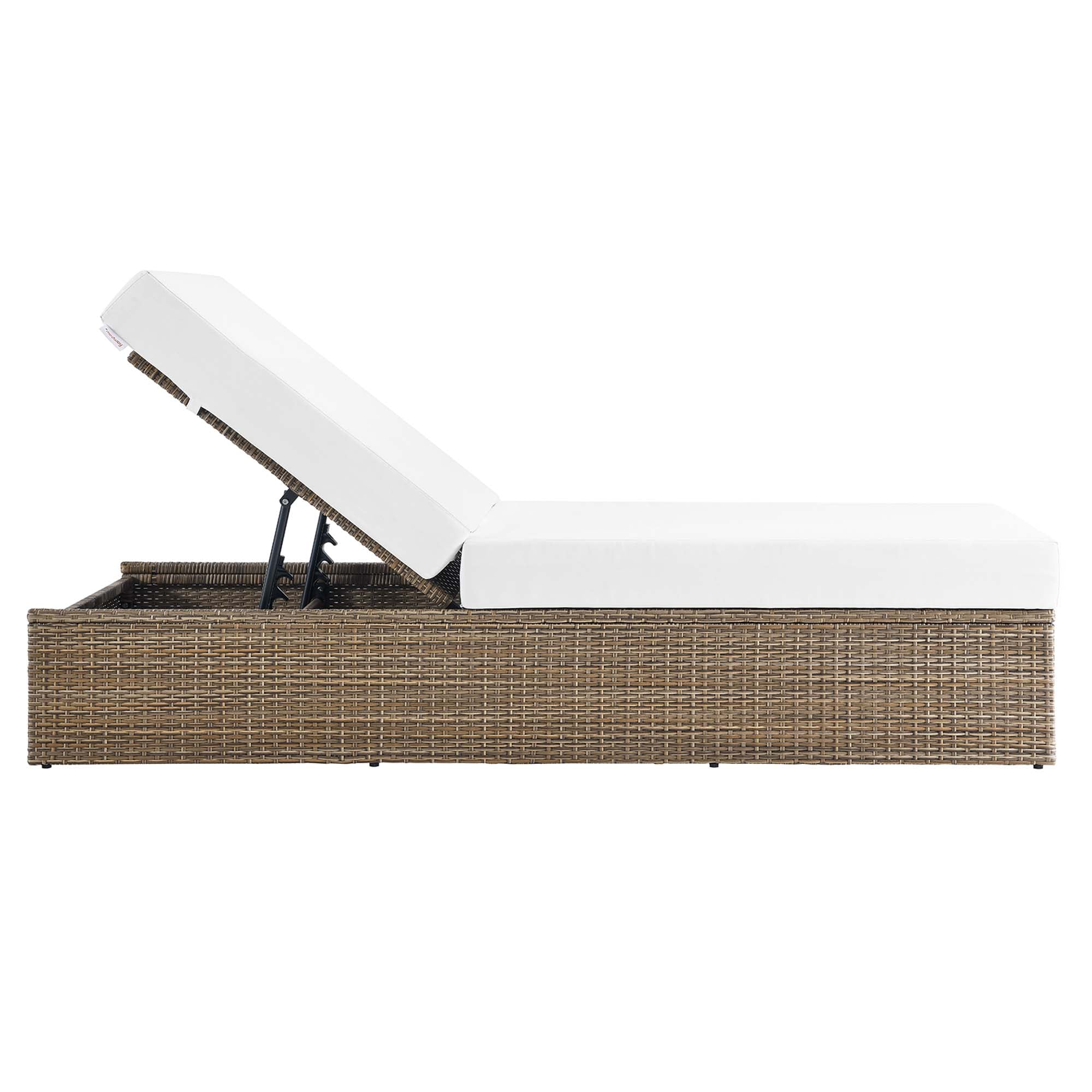 Modway Convene Outdoor Patio Chaise Lounge Chair