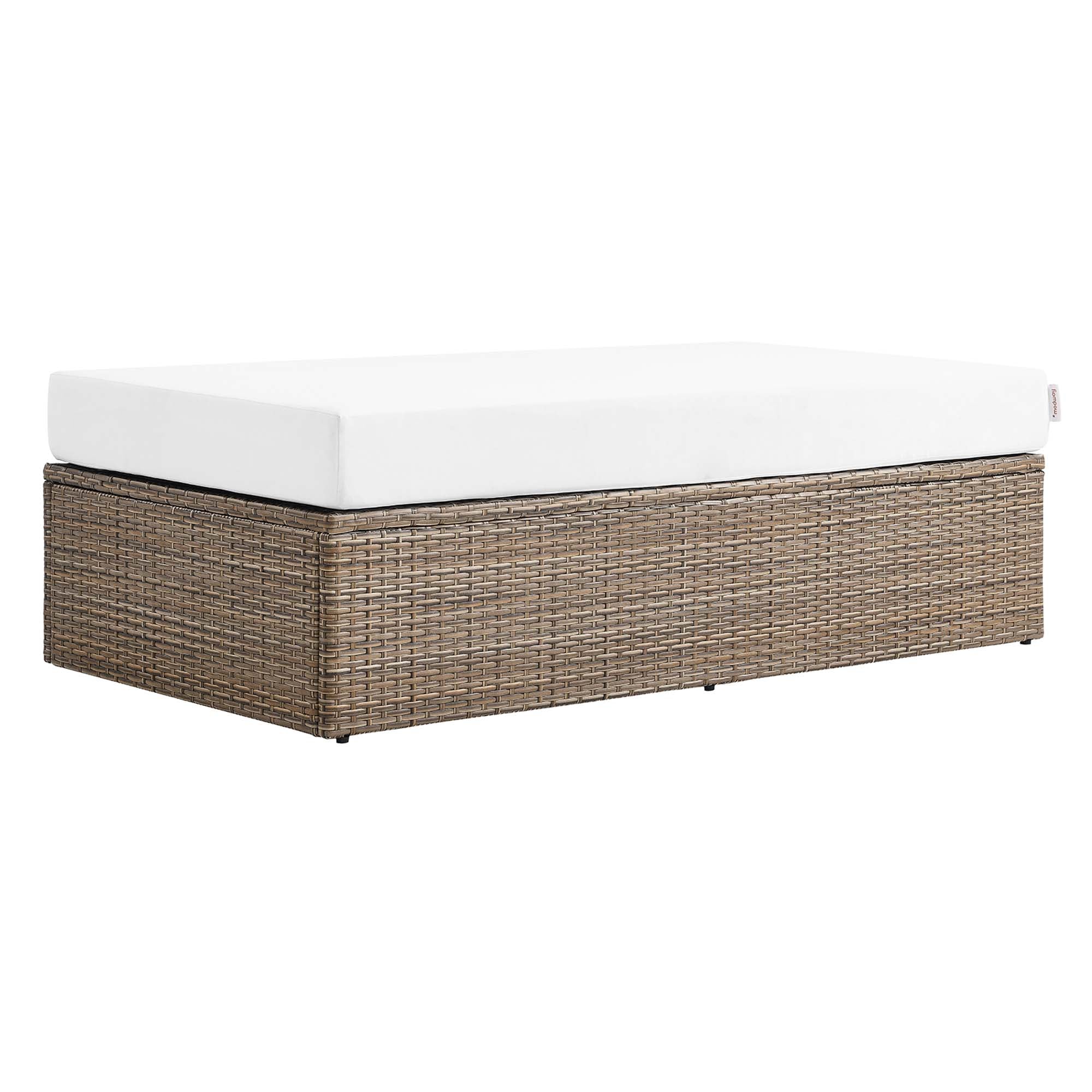 Modway Convene Outdoor Patio Rectangle Ottoman