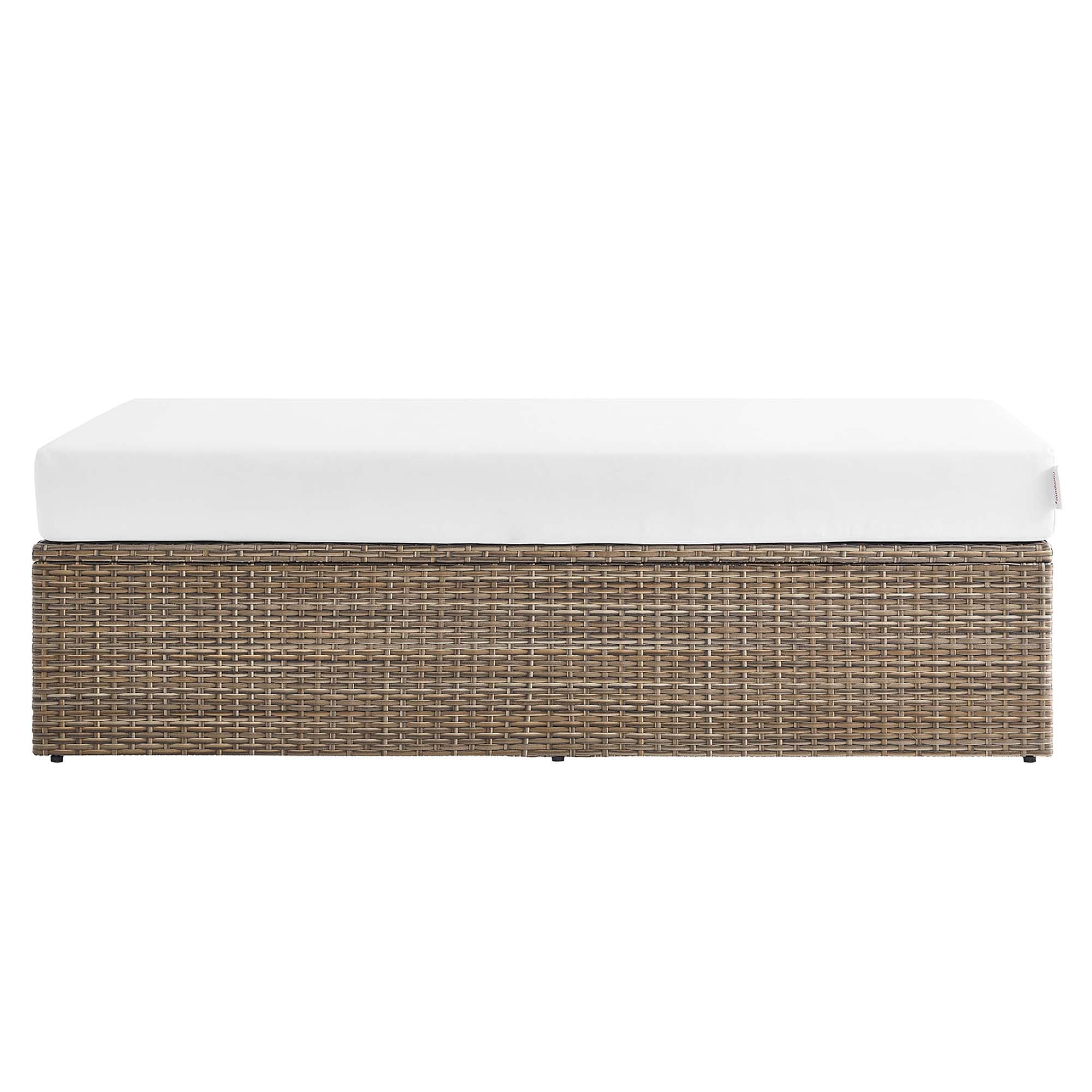 Modway Convene Outdoor Patio Rectangle Ottoman