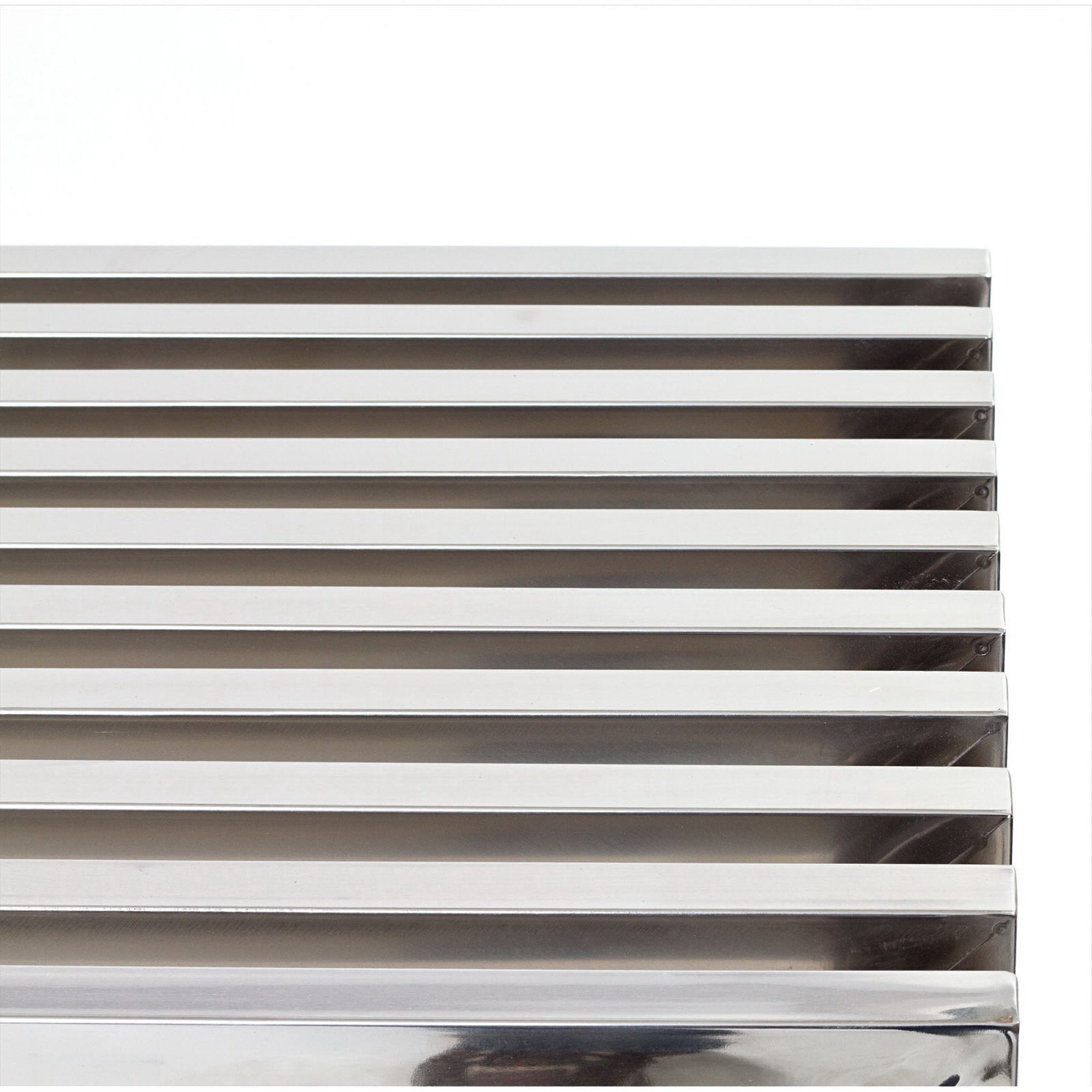 Modway Gridiron Medium Stainless Steel Bench