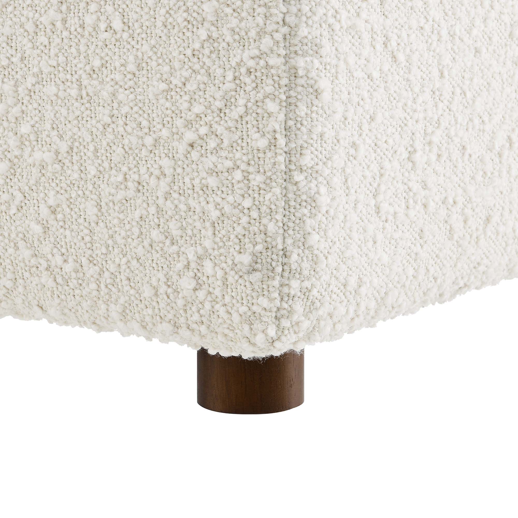 Modway Commix Down Filled Overstuffed Boucle Fabric Armless Chair
