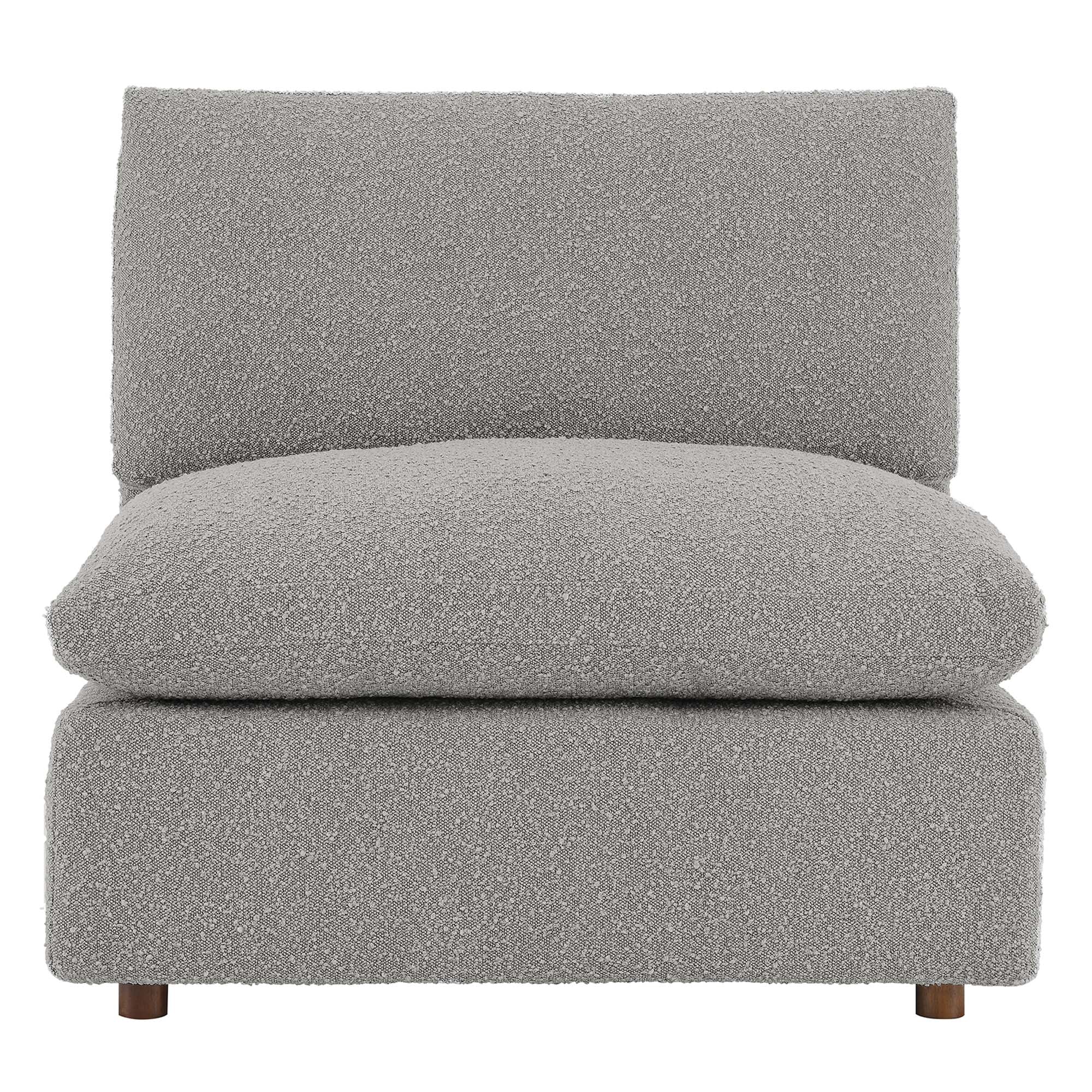 Modway Commix Down Filled Overstuffed Boucle Fabric Armless Chair