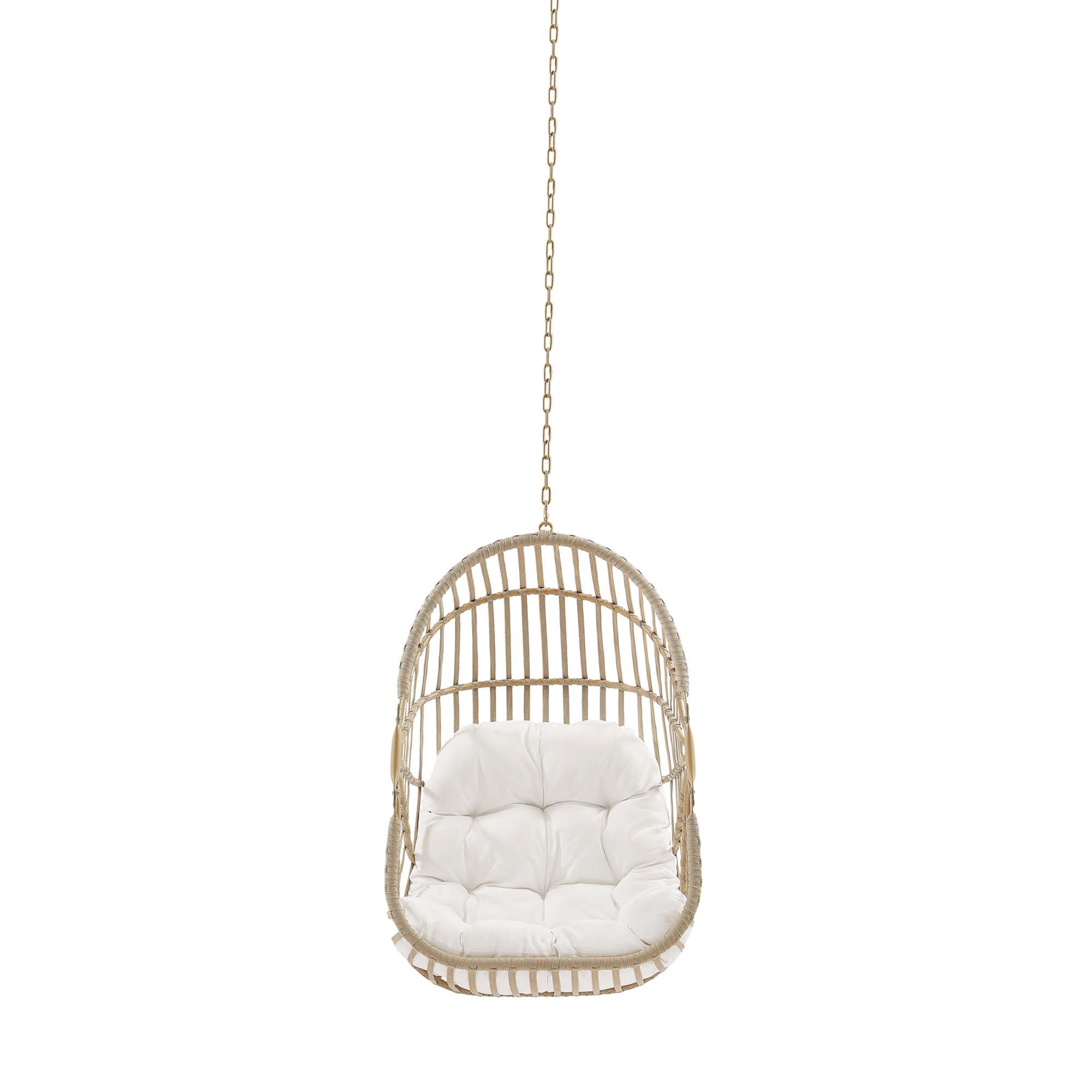 Modway Amalie Wicker Rattan Outdoor Patio Rattan Swing Chair without Stand
