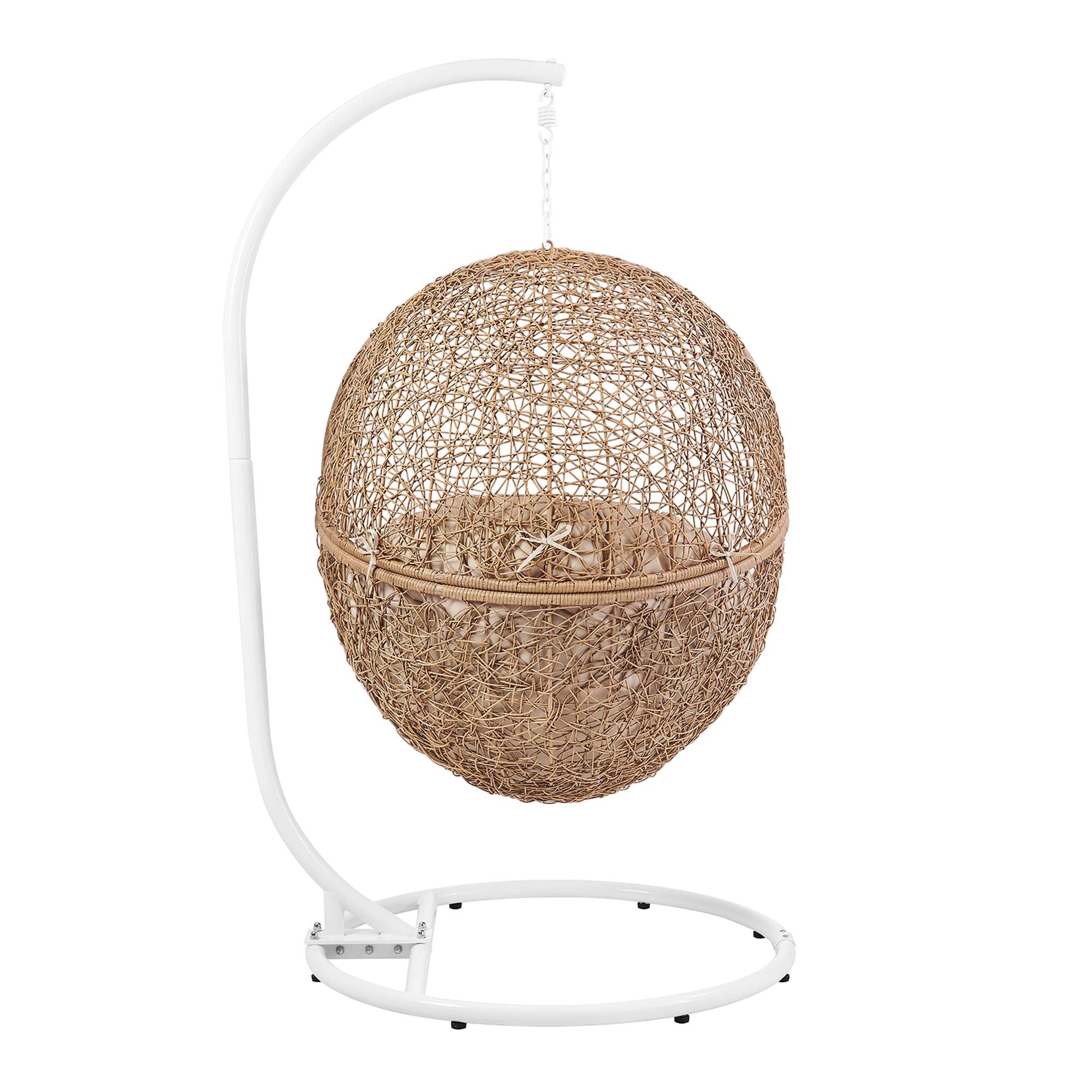Modway Encase Outdoor Patio Rattan Swing Chair