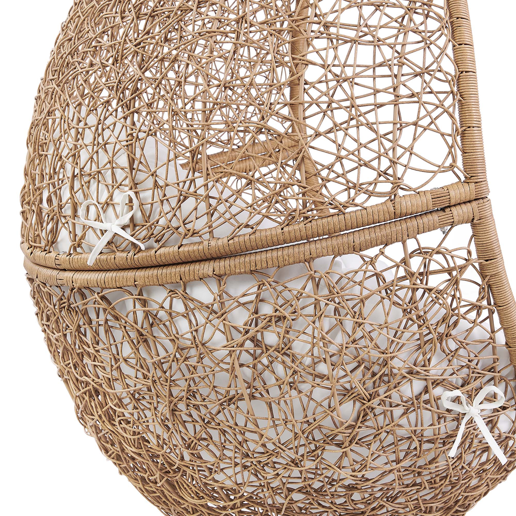 Modway Encase Outdoor Patio Rattan Swing Chair