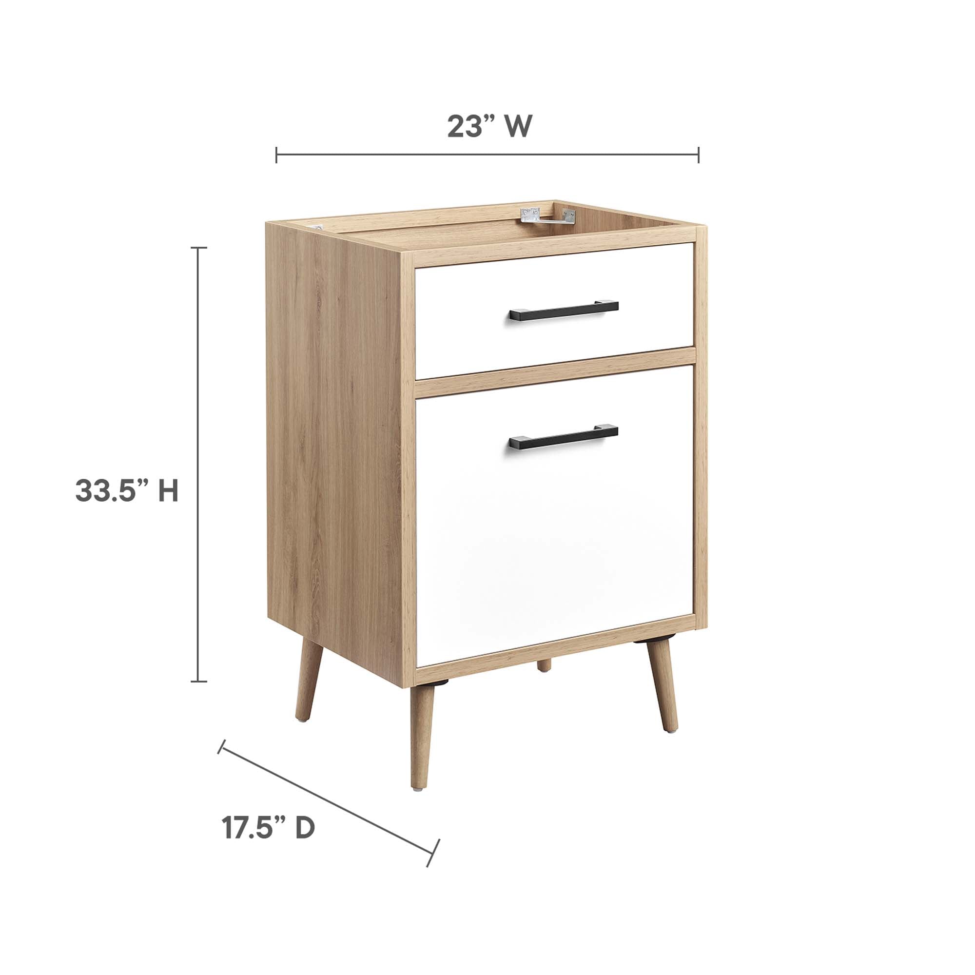 Modway Maverick 24" Bathroom Vanity Cabinet Sink Basin Not Included