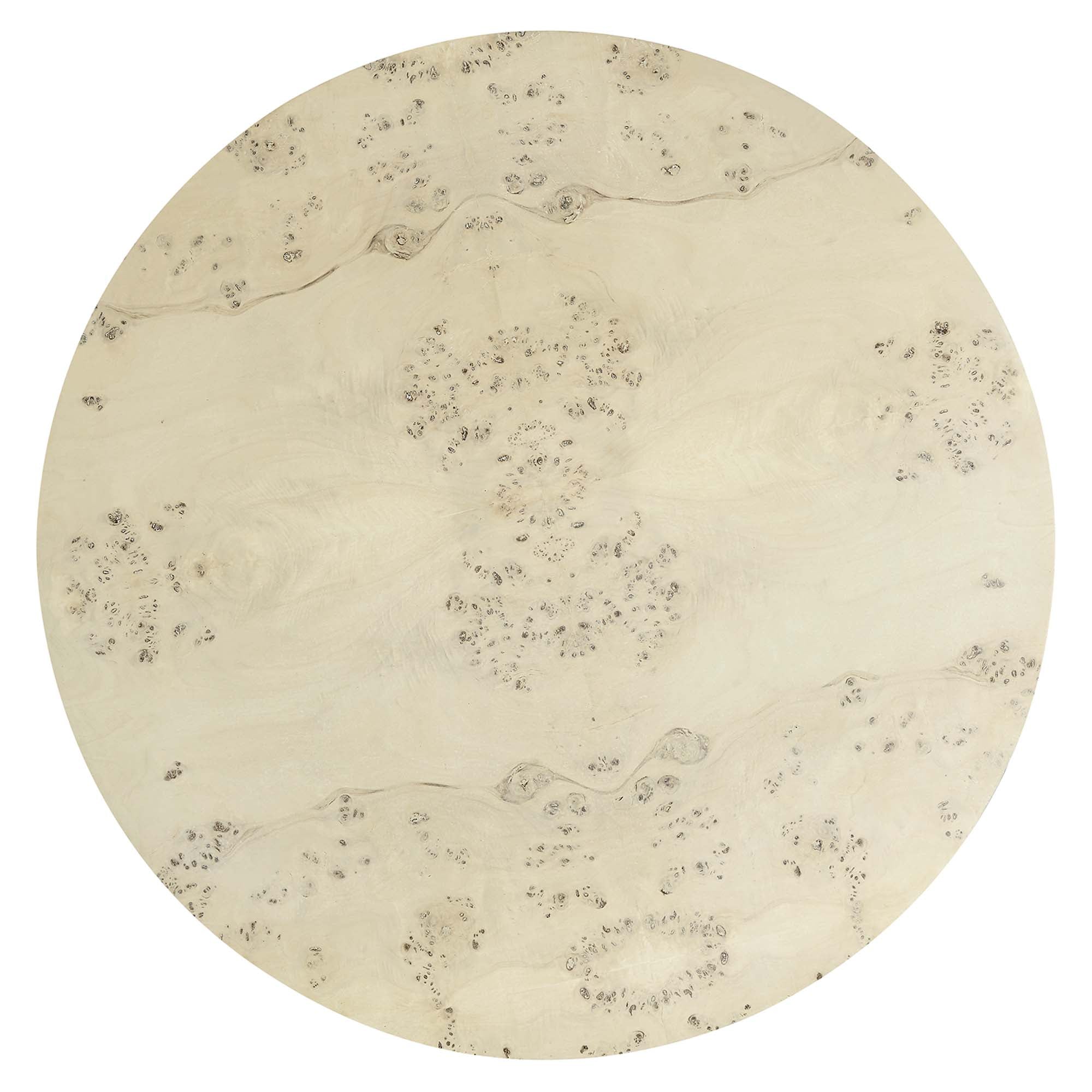 Modway Cosmos 35" Round Burl Wood Coffee Table