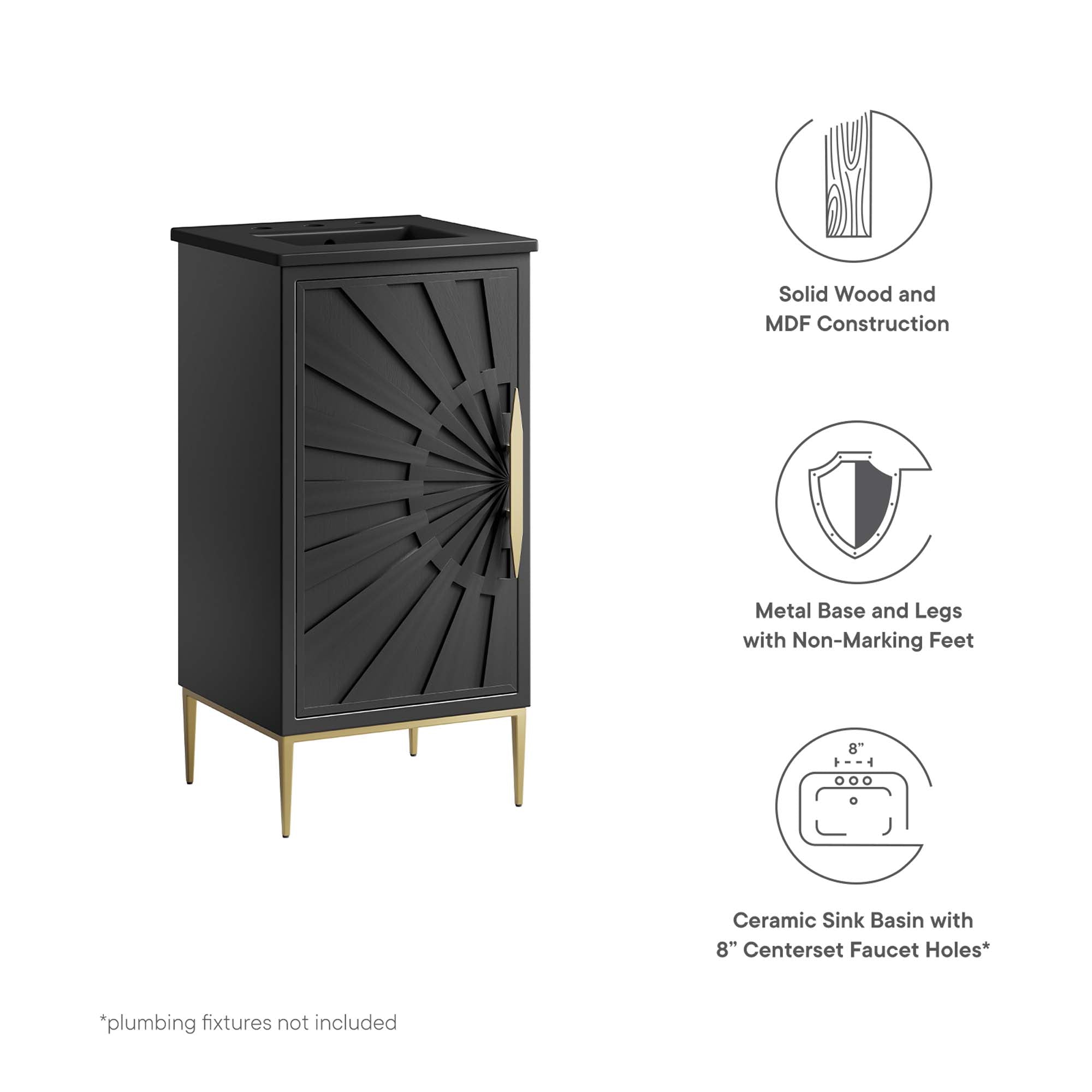 Modway Awaken 18" Bathroom Vanity