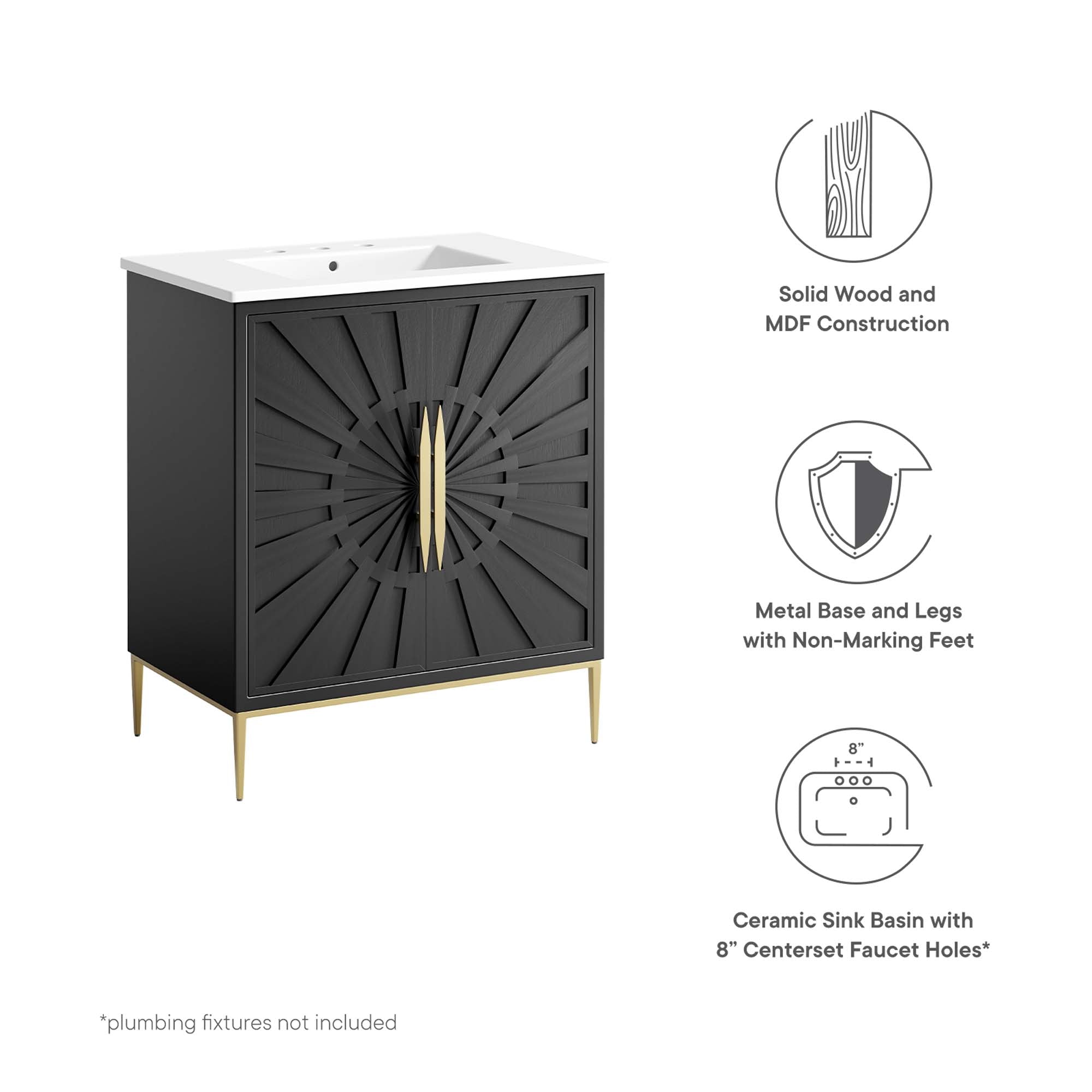 Modway Awaken 30" Bathroom Vanity