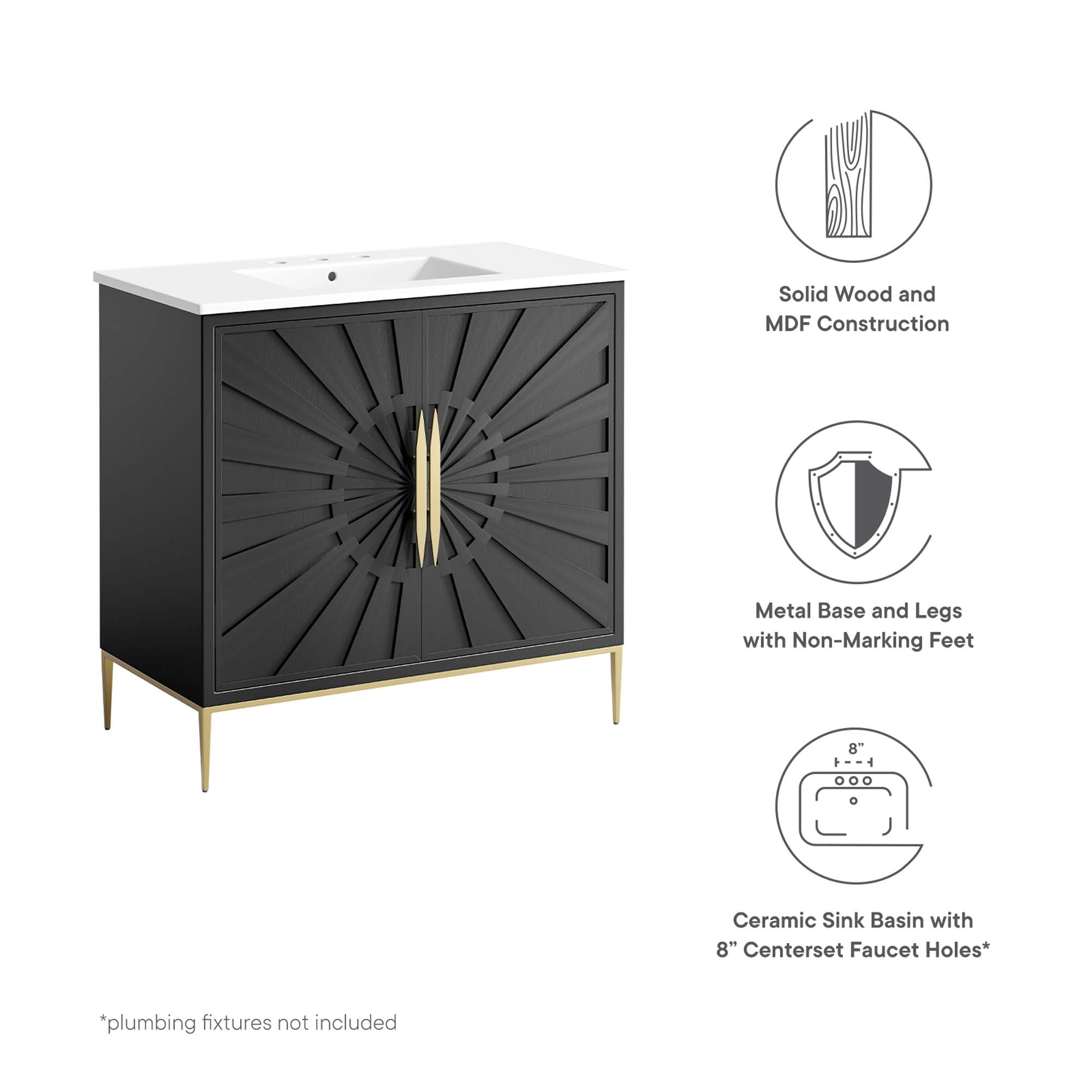 Modway Awaken 36" Bathroom Vanity