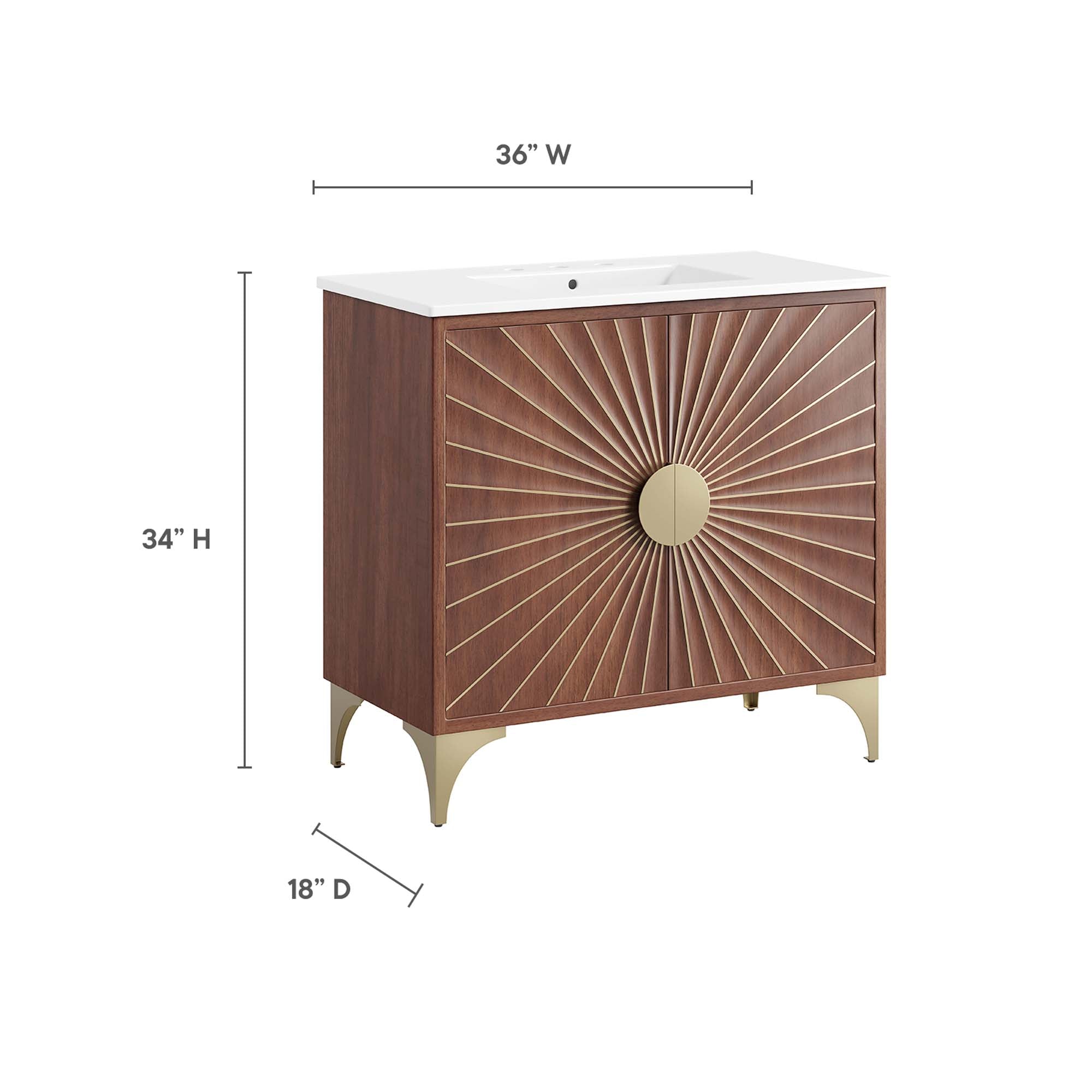 Modway Daylight 36" Bathroom Vanity