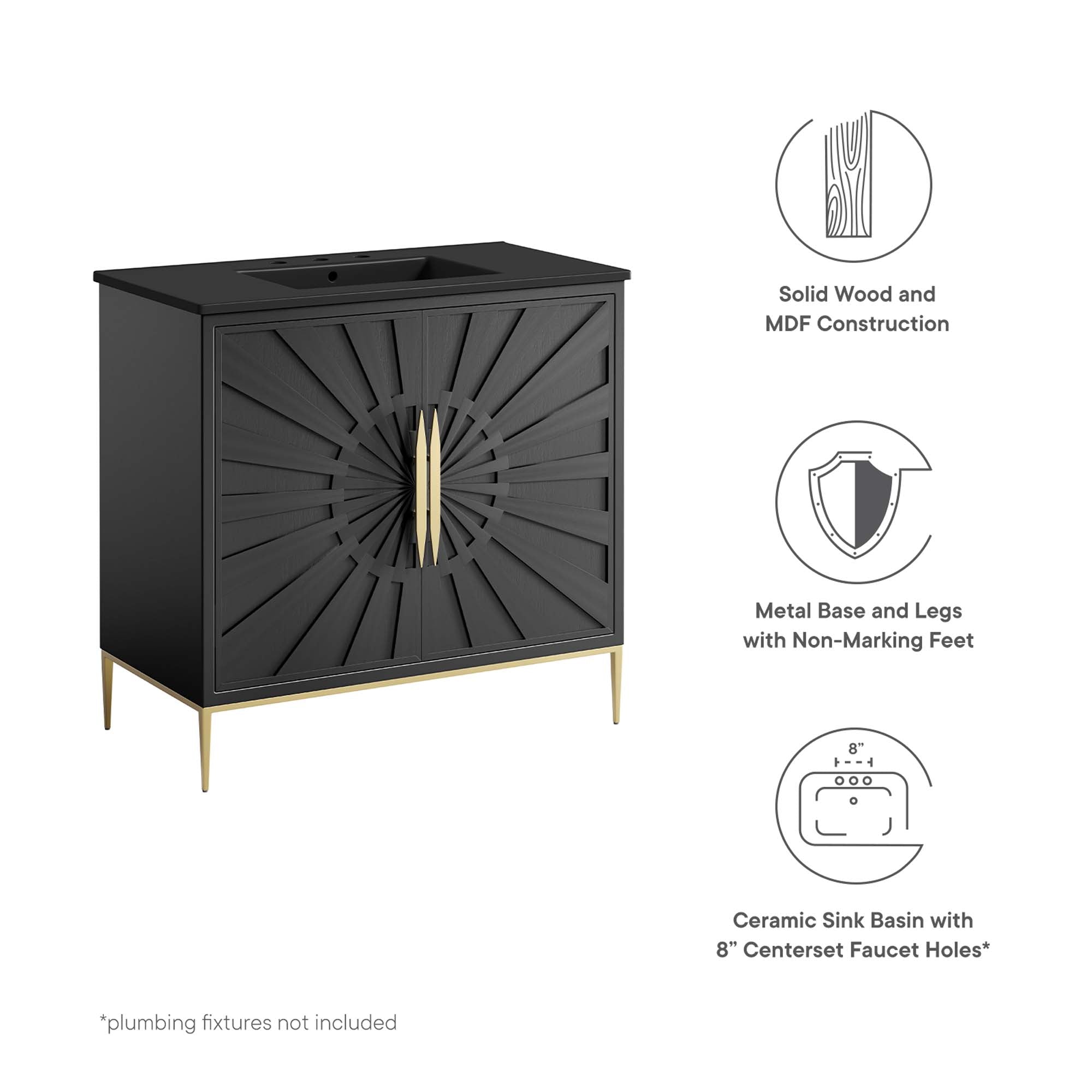 Modway Awaken 36" Bathroom Vanity