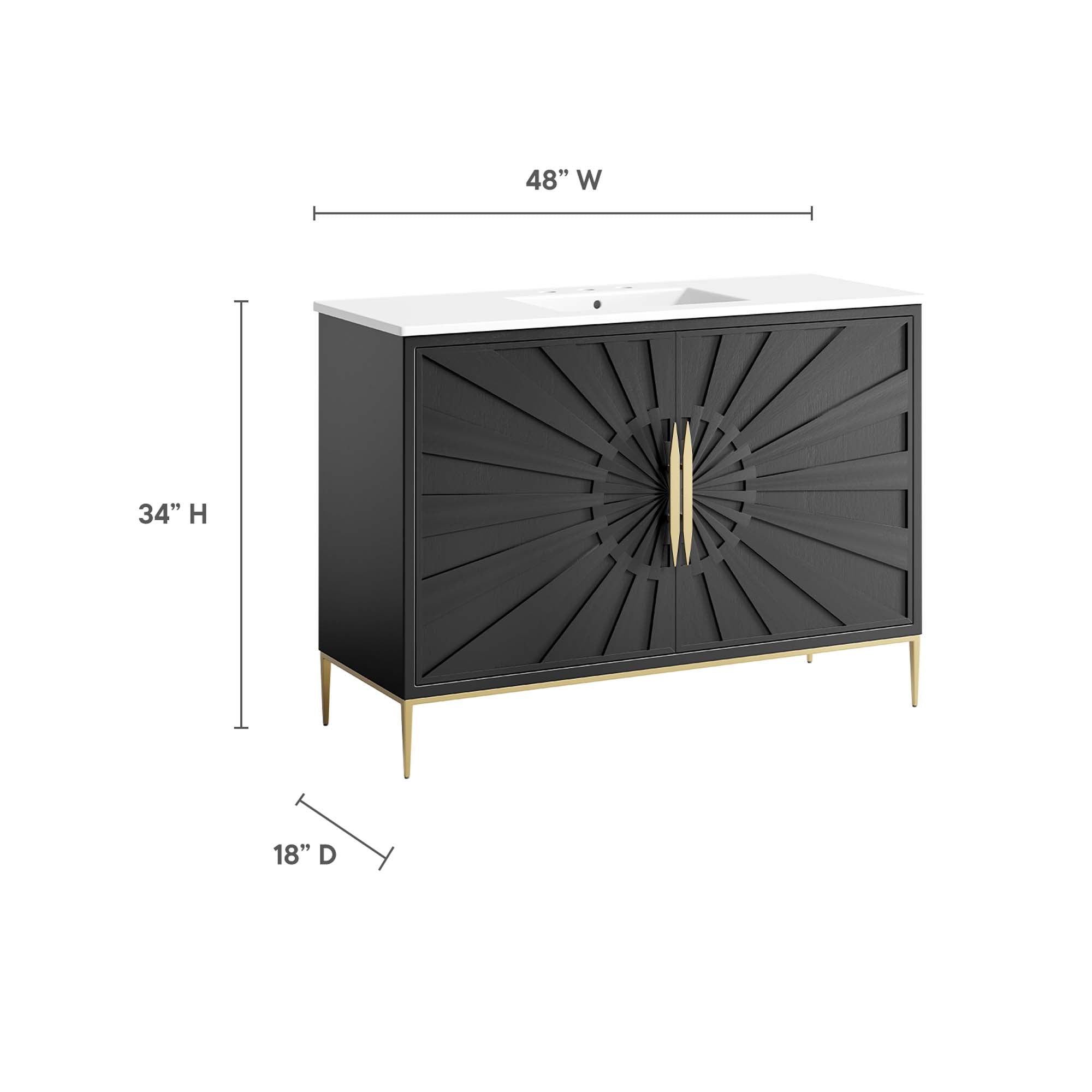 Modway Awaken 48" Bathroom Vanity