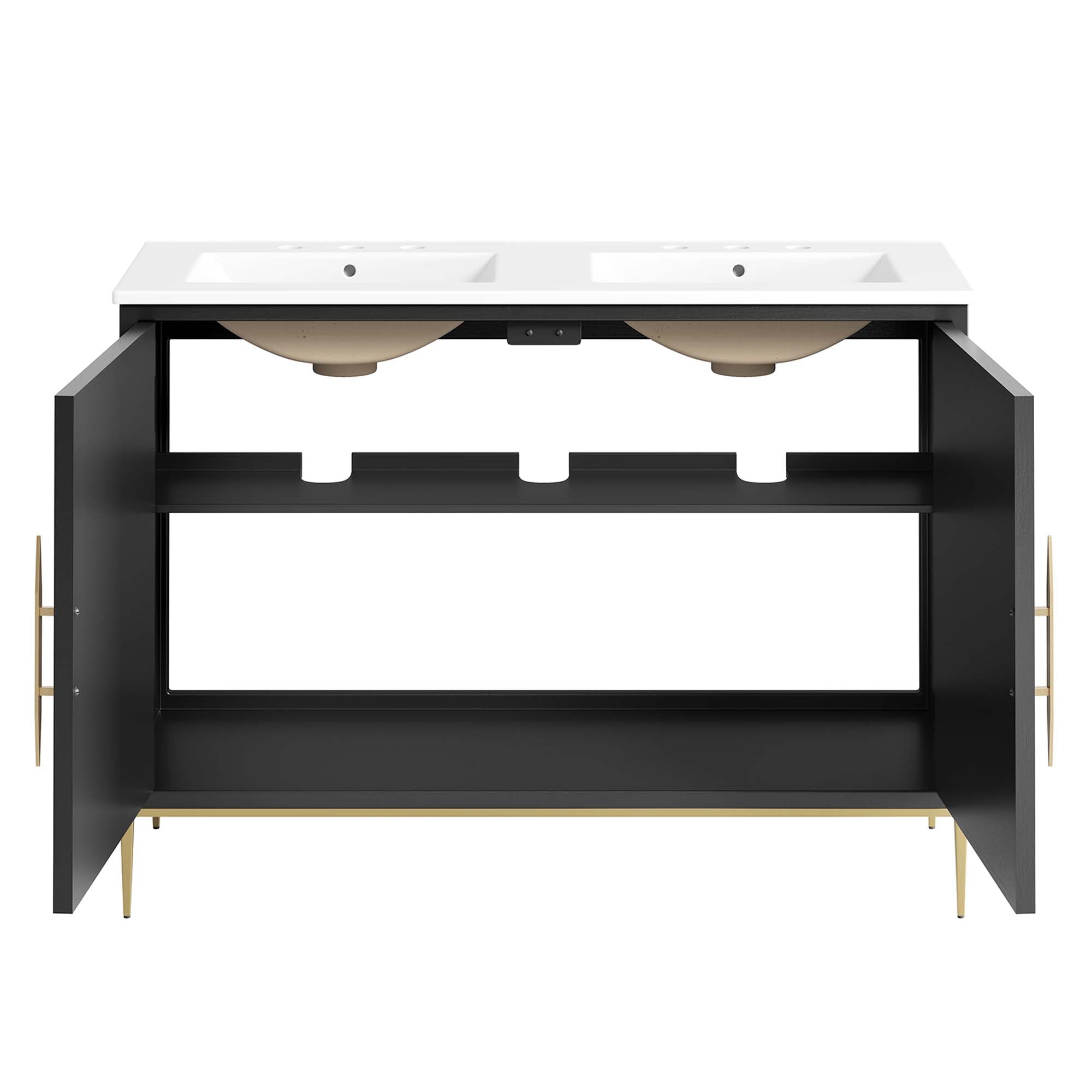 Modway Awaken 48" Double Sink Bathroom Vanity