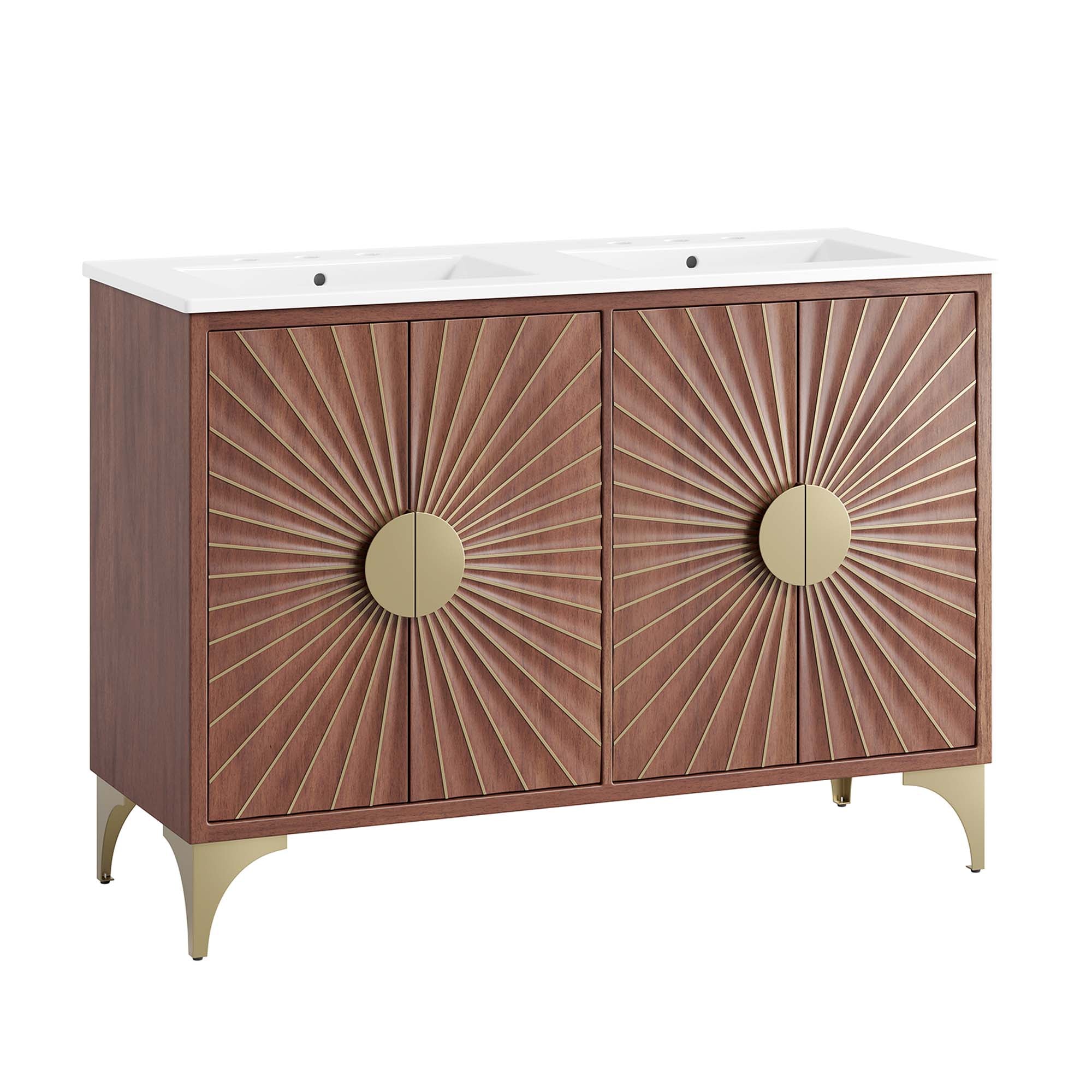 Modway Daylight 48" Double Sink Bathroom Vanity