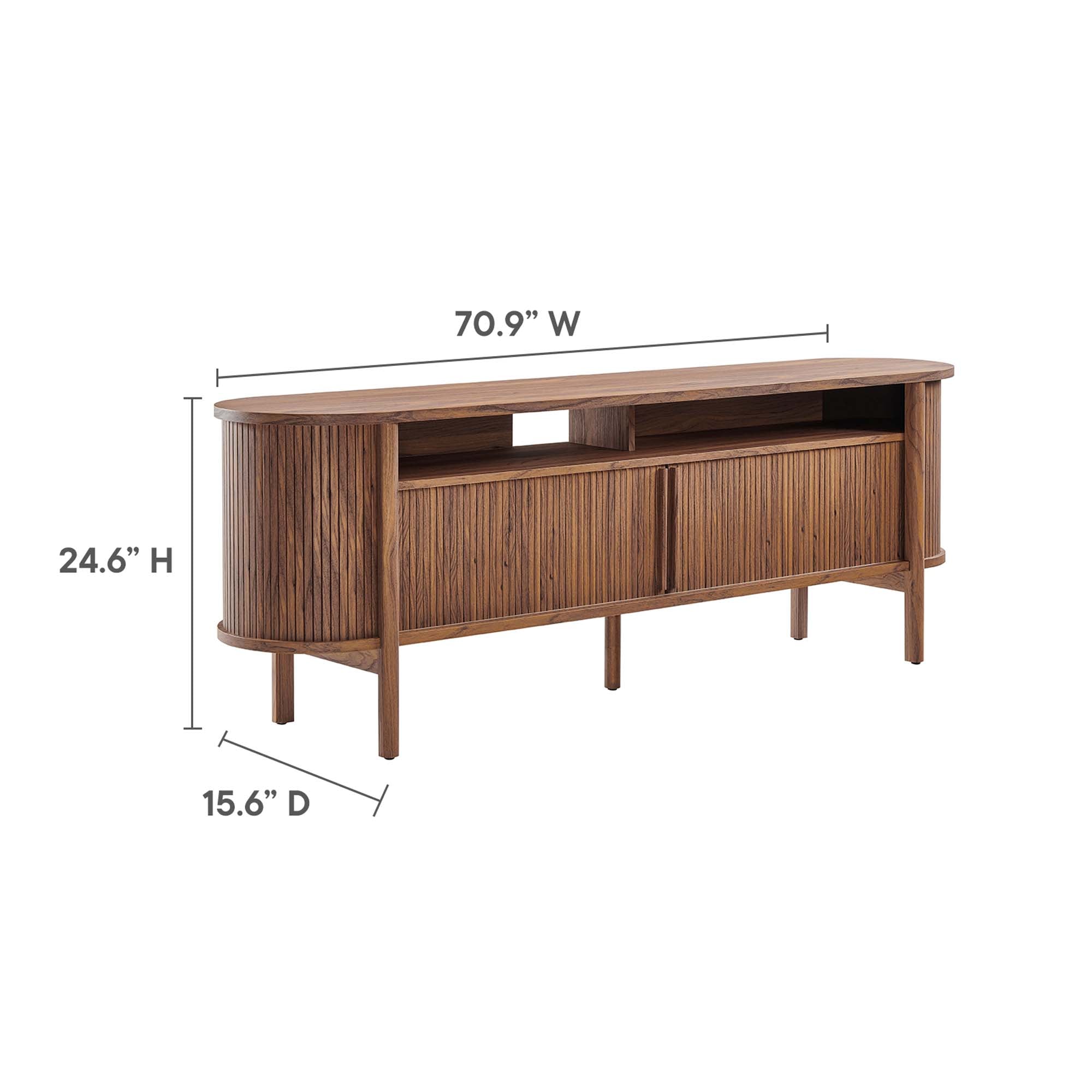 Modway Cadence 71" Curved TV Stand
